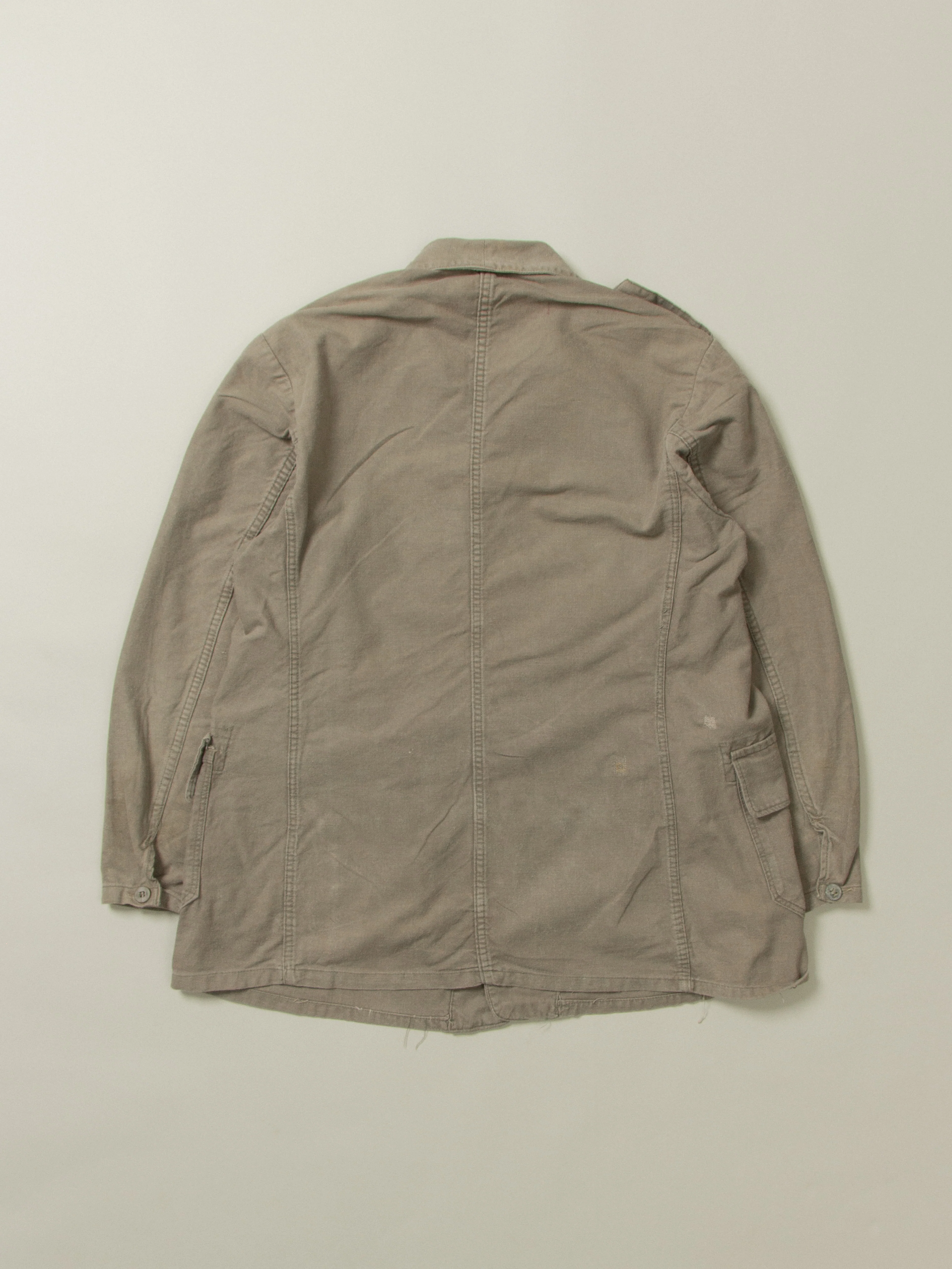 Vtg 1940s Swedish Army Chore Jacket - Image 8