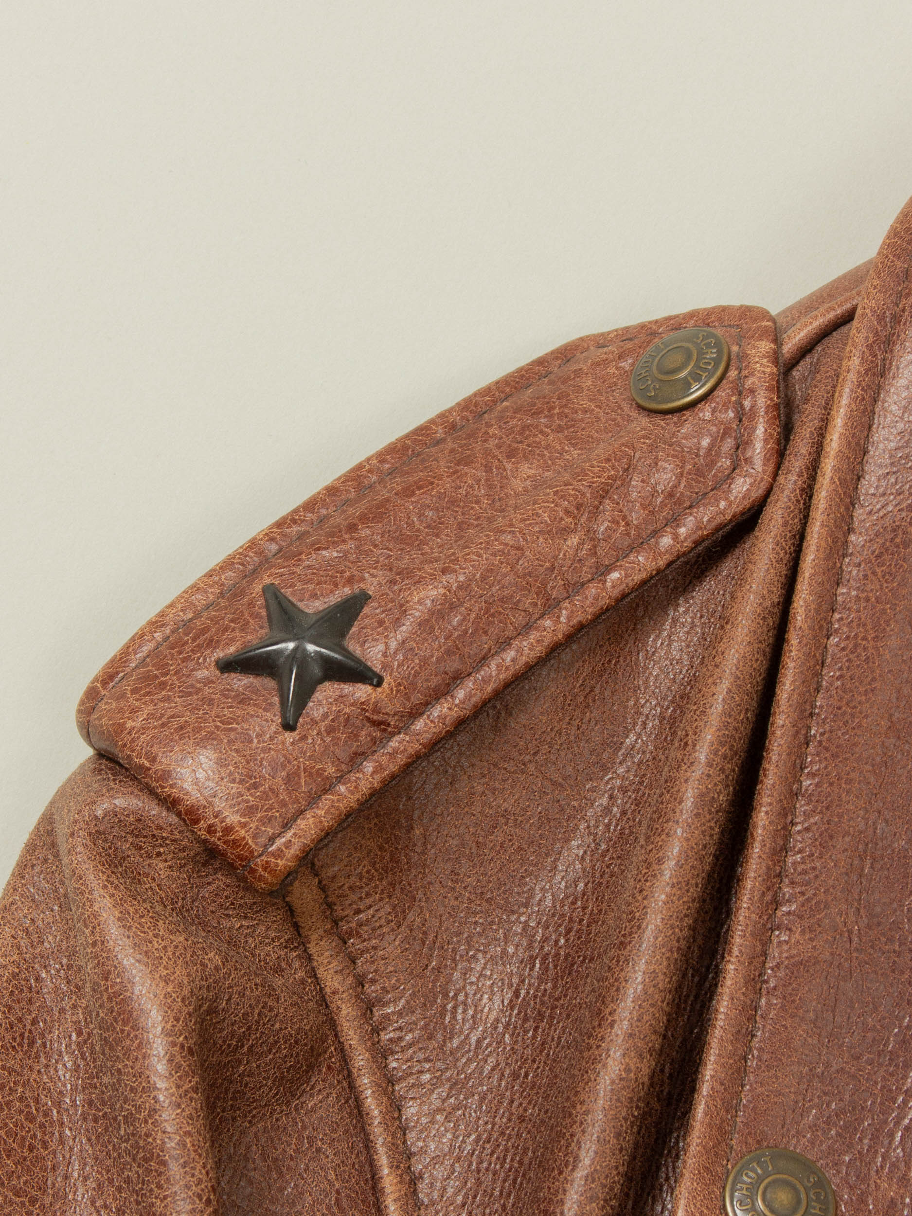 NOS Schott Perfecto Leather Jacket - Made in USA (M) - Image 7