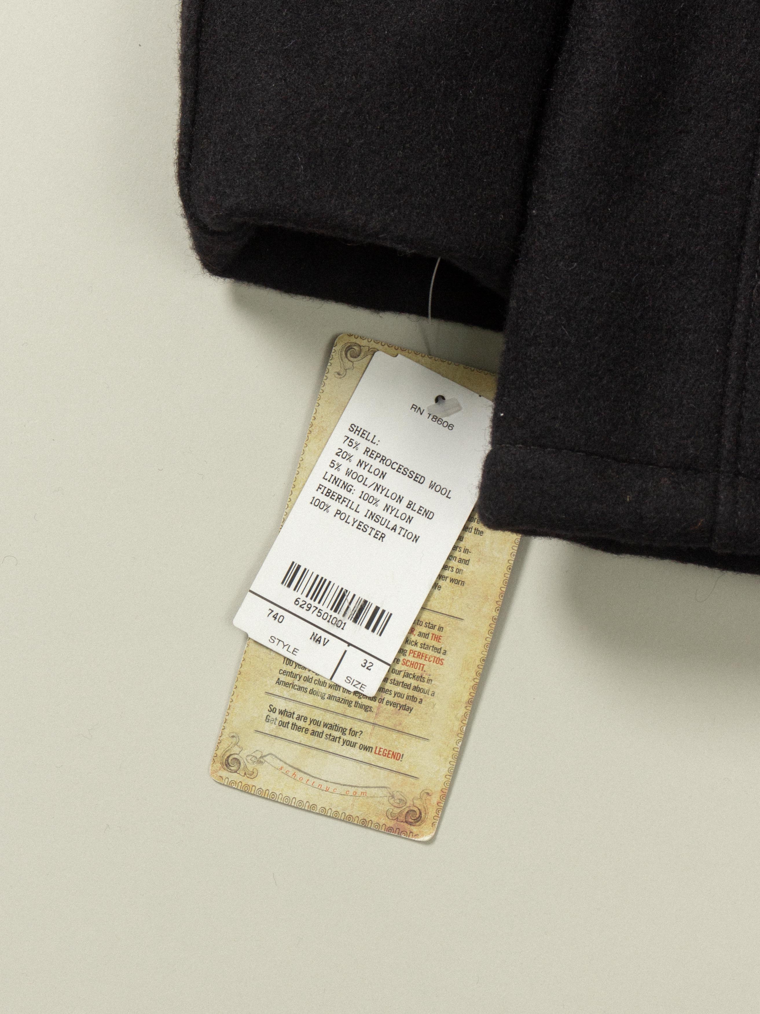 Schott NYC Peacoat 740N - Image 7