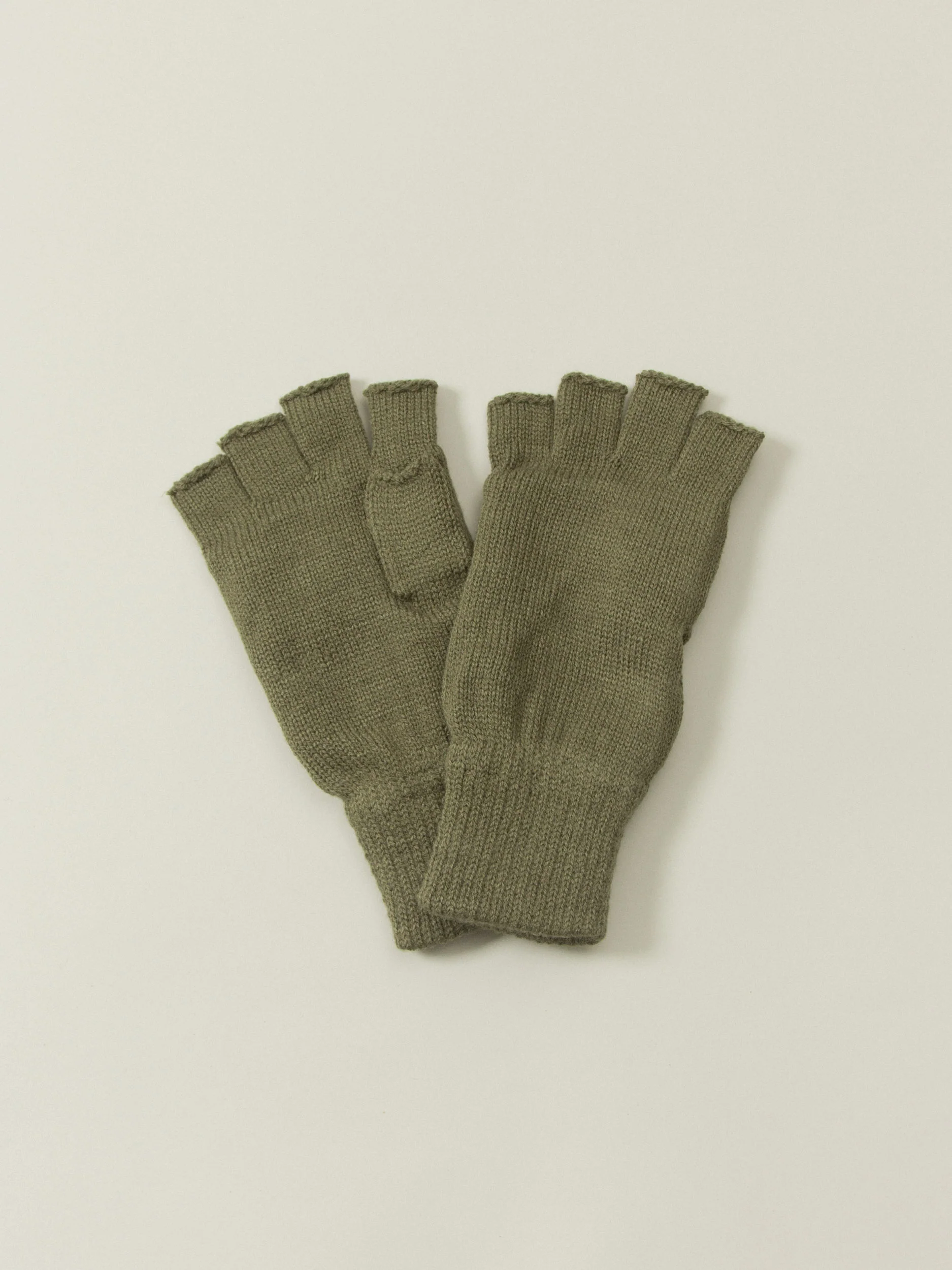 Thinsulate Fingerless Army Gloves