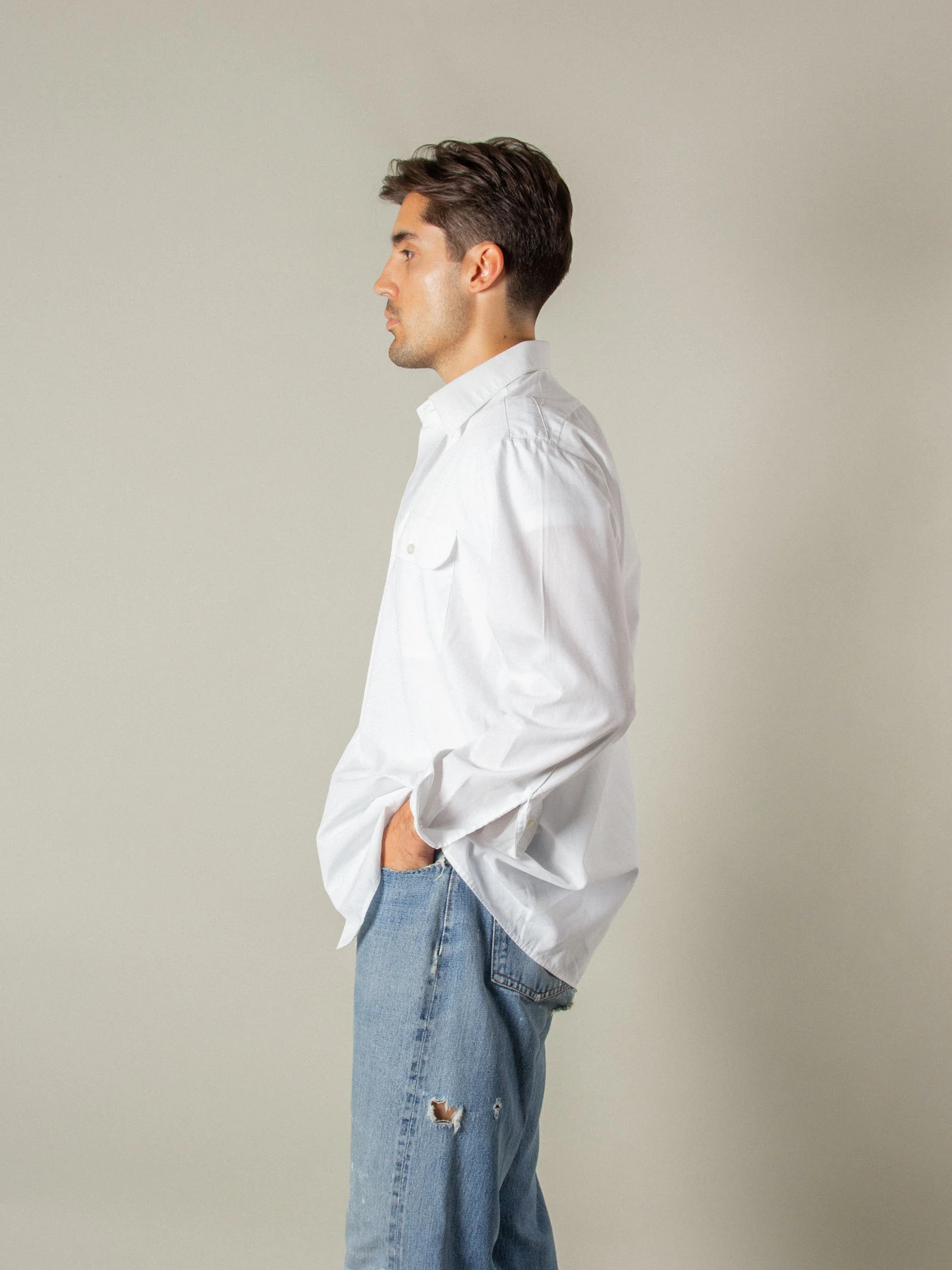 Used Army Long Sleeve Service Shirt - Image 9