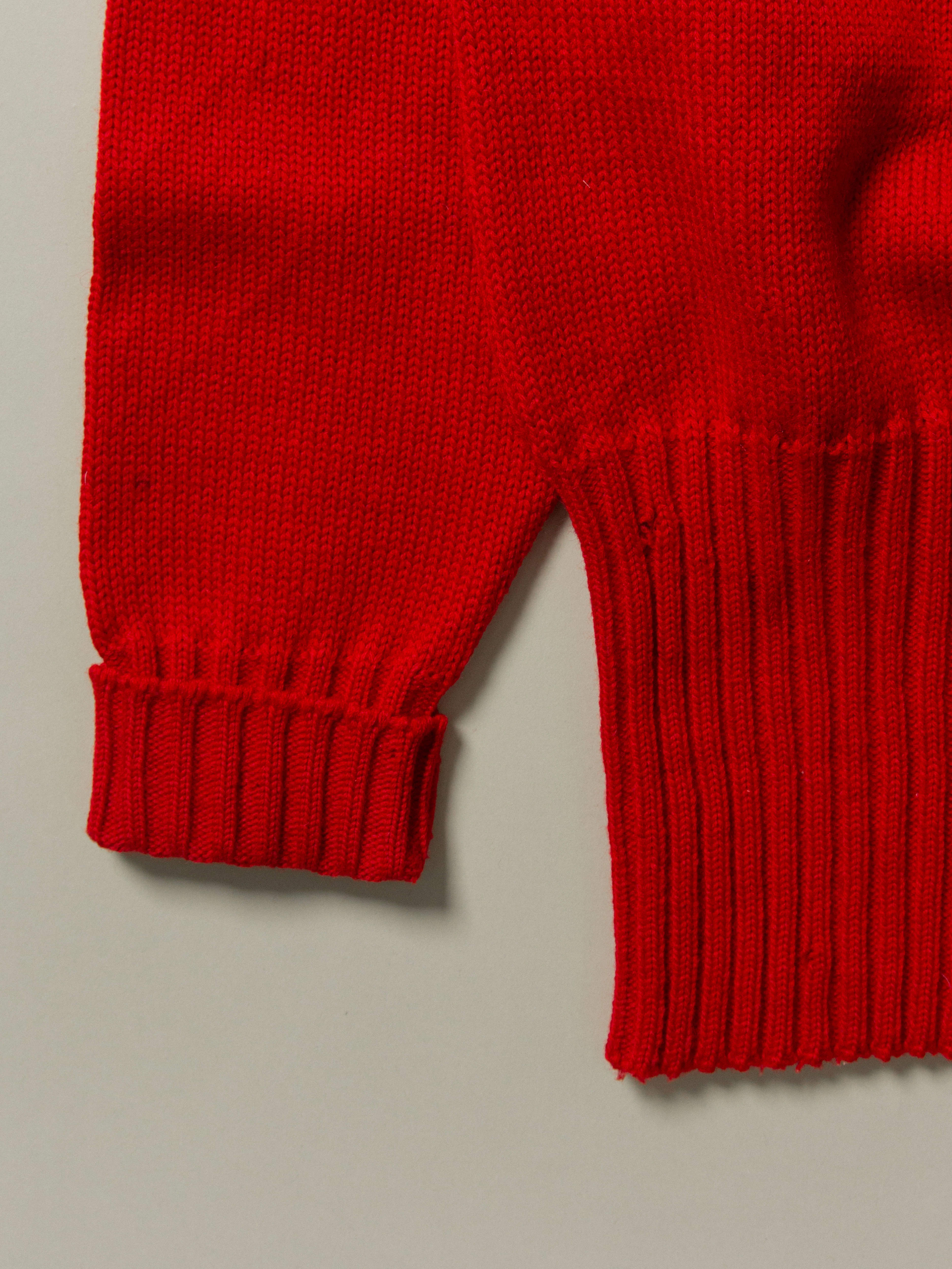 Vtg 1950s Letterman Sweater - Made in USA (S) - Image 4