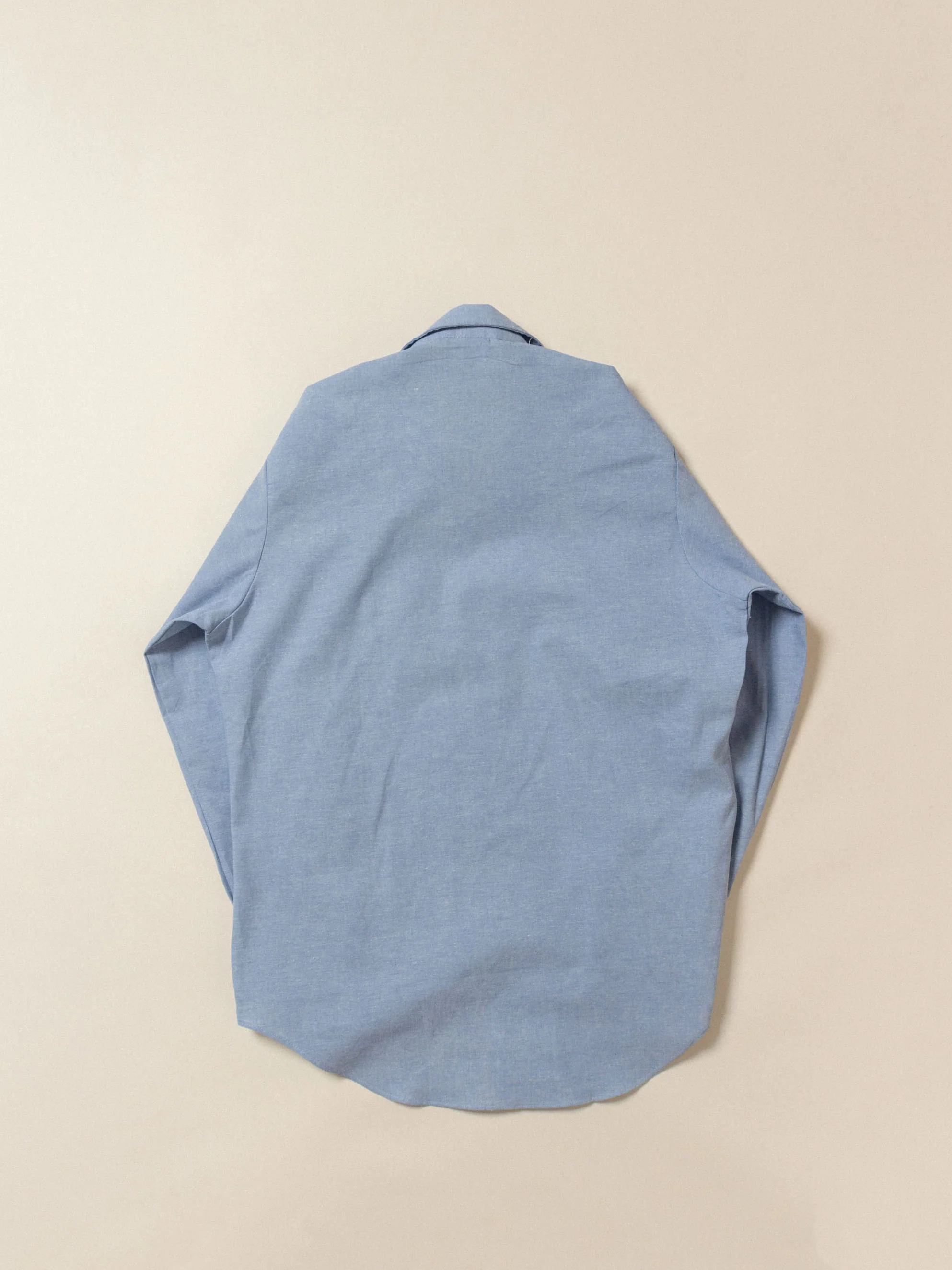 Vintage Deadstock US Made Long Sleeve Chambray Shirts - Image 8
