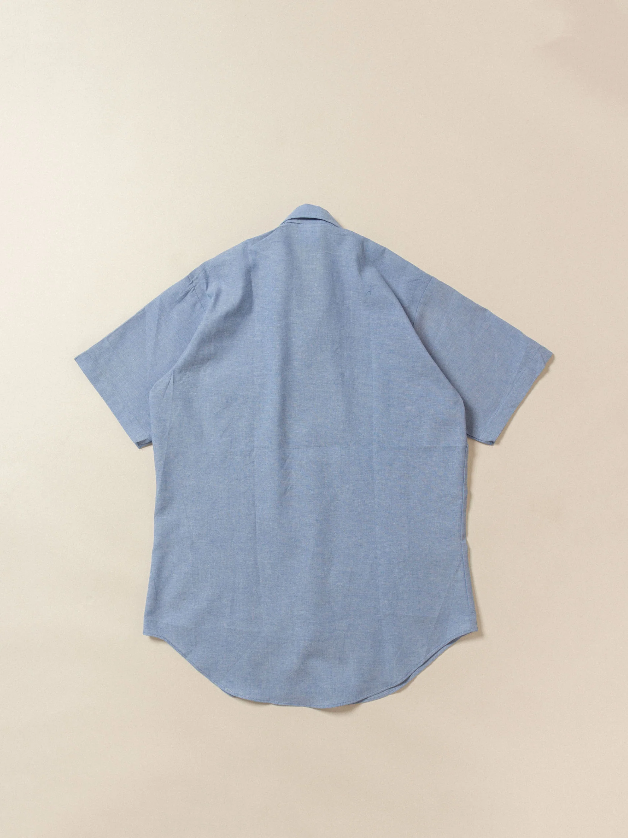 Vintage Deadstock US Made Short Sleeve Chambray Shirts - Image 8