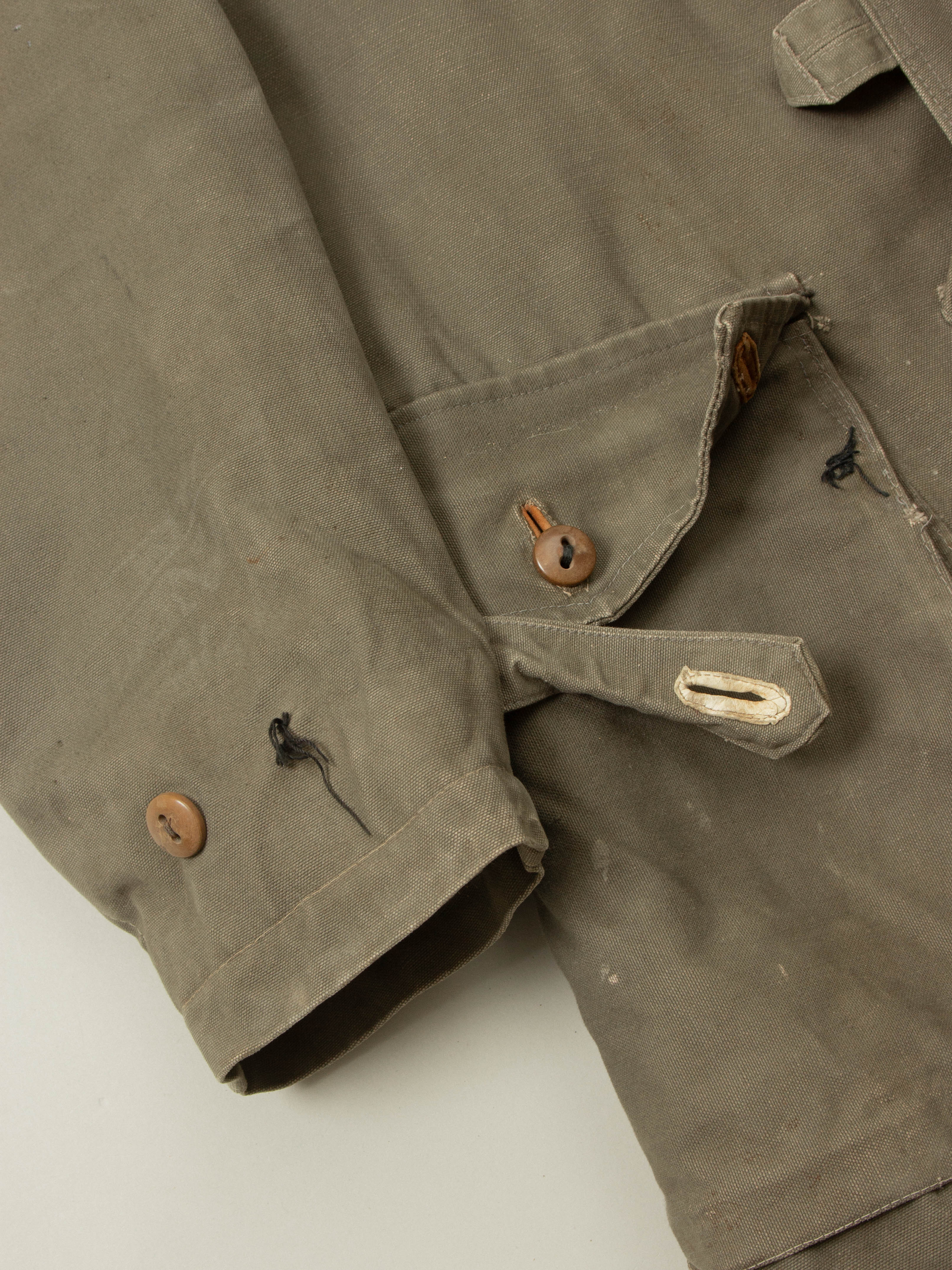 Vtg 1940s Swedish Army Extreme Cold Weather Shearling Coat (L) - Image 7