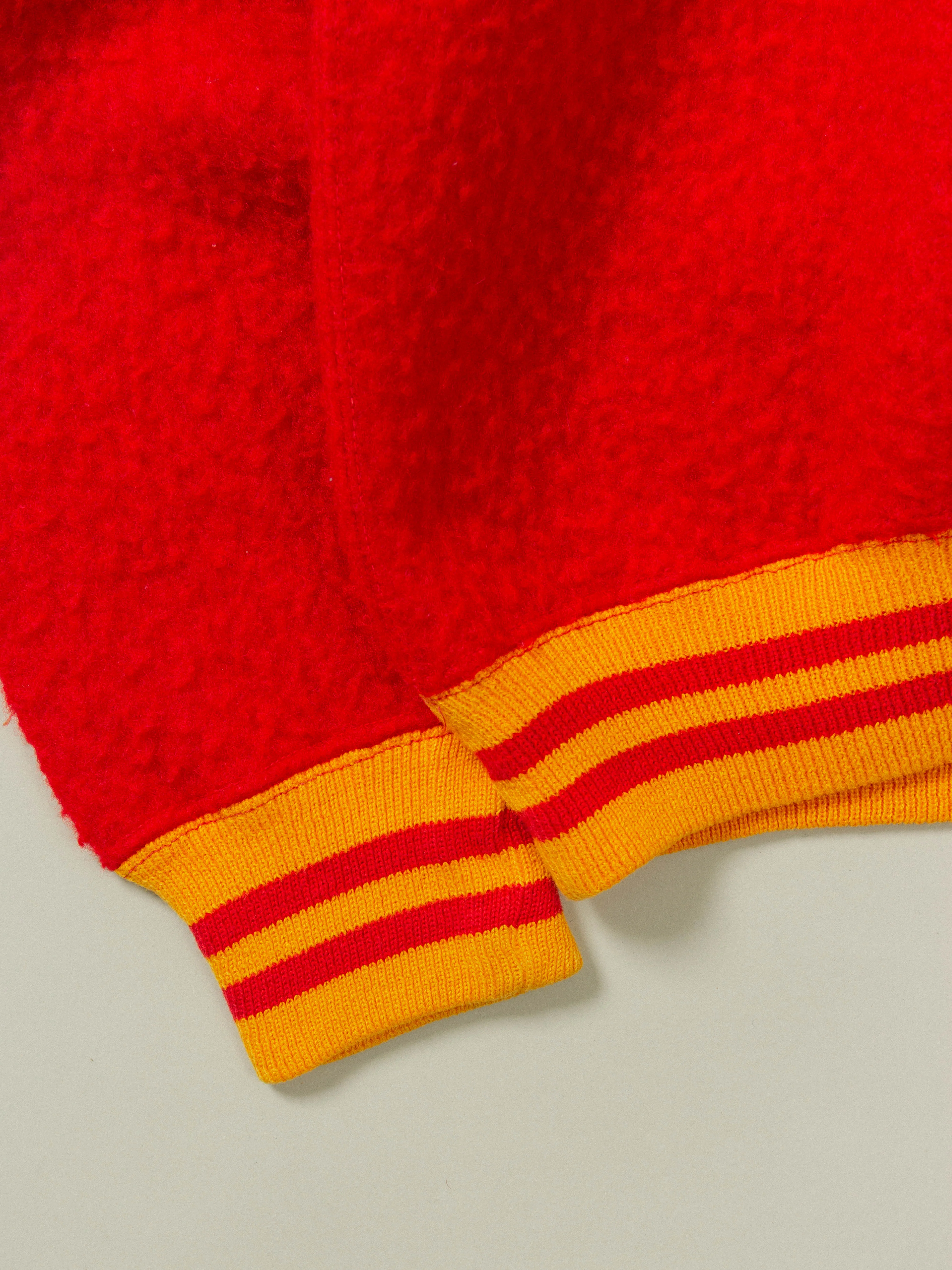 Vtg 1950s Champion Half-Zip Sweater - Made in USA (S) - Image 4