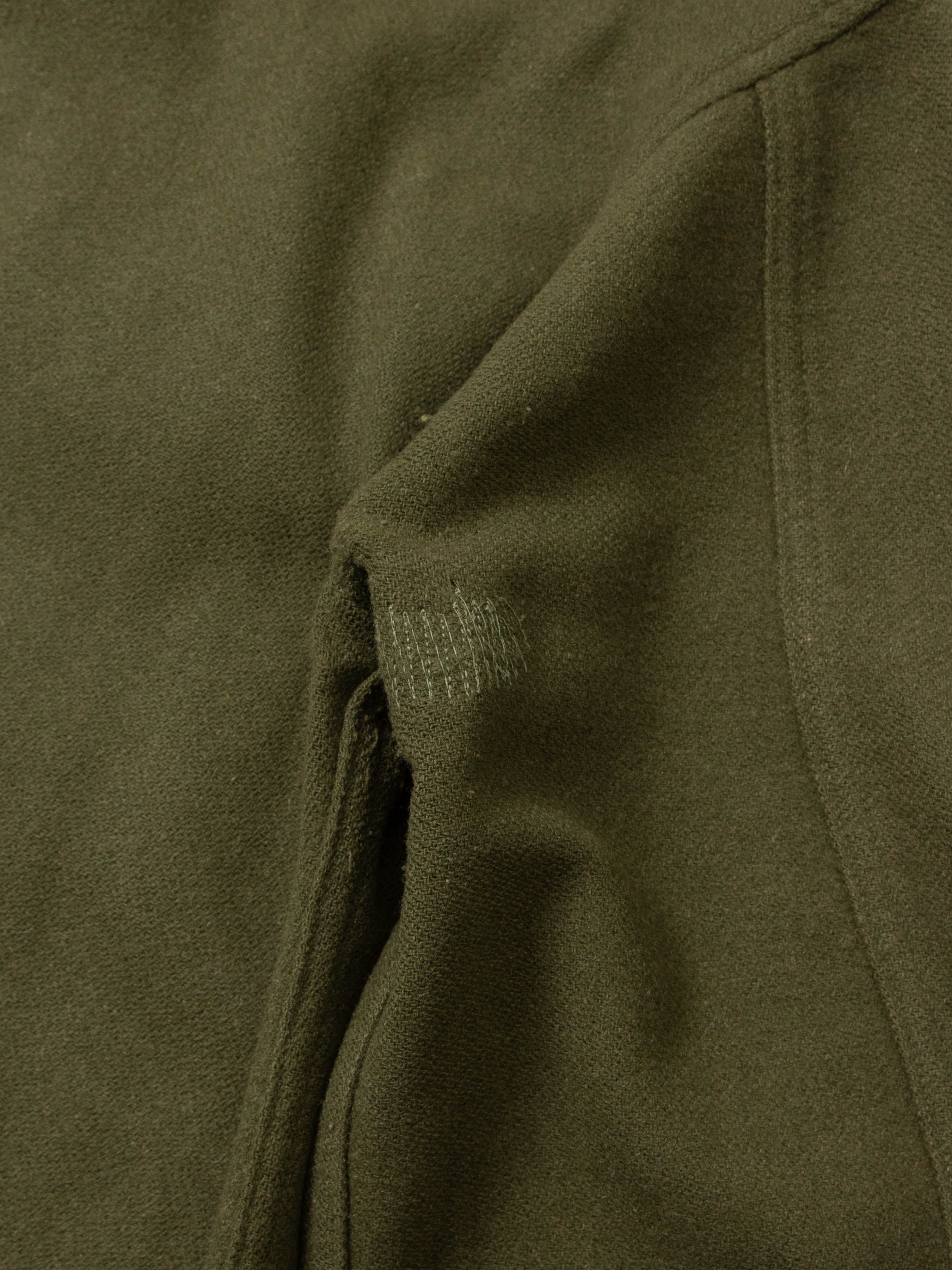 Vtg 1950s US Army Wool Shirt - Image 6