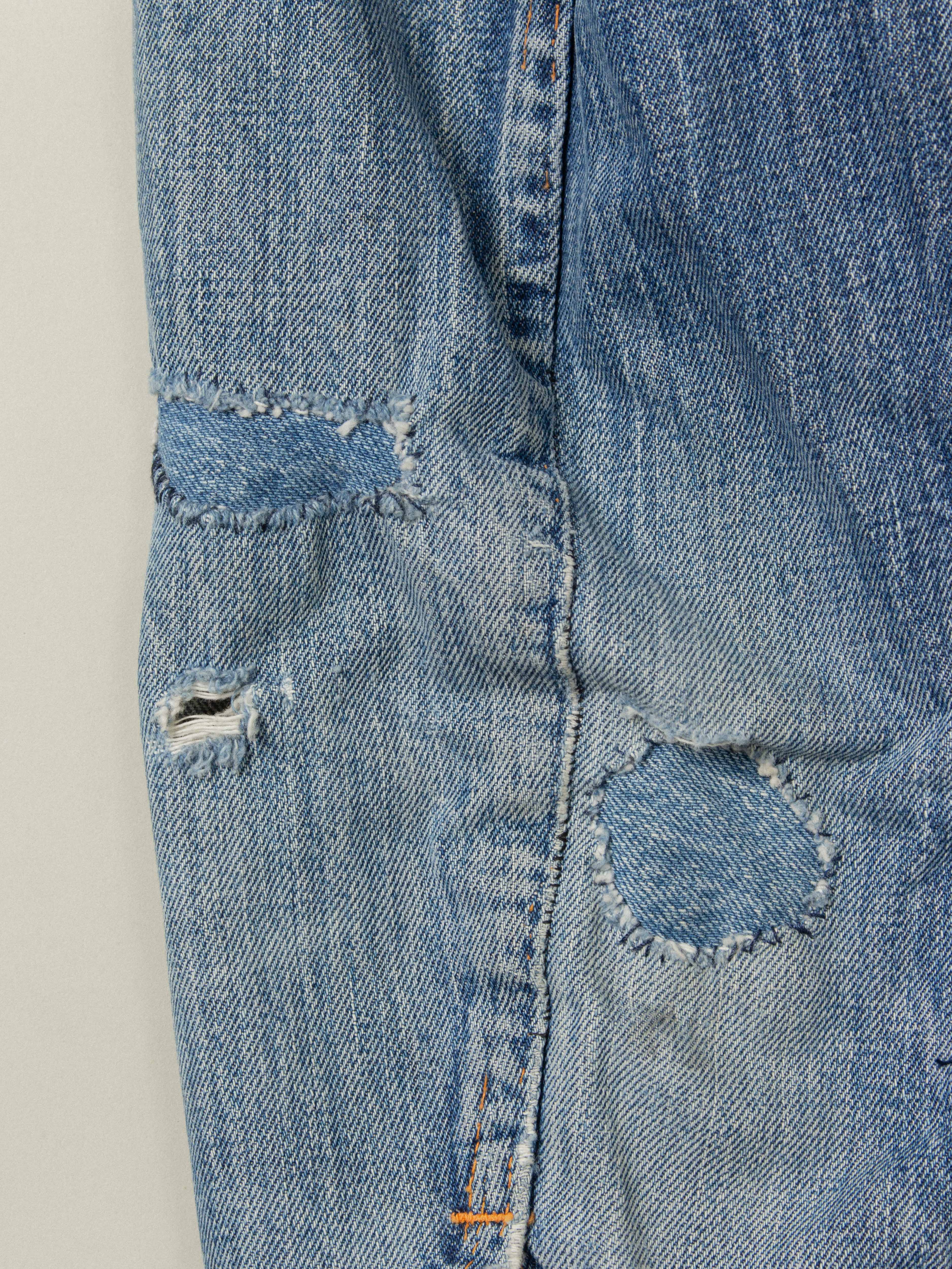 Vtg 1960s Levi's Big E Customized Trucker Jacket (S) - Image 6