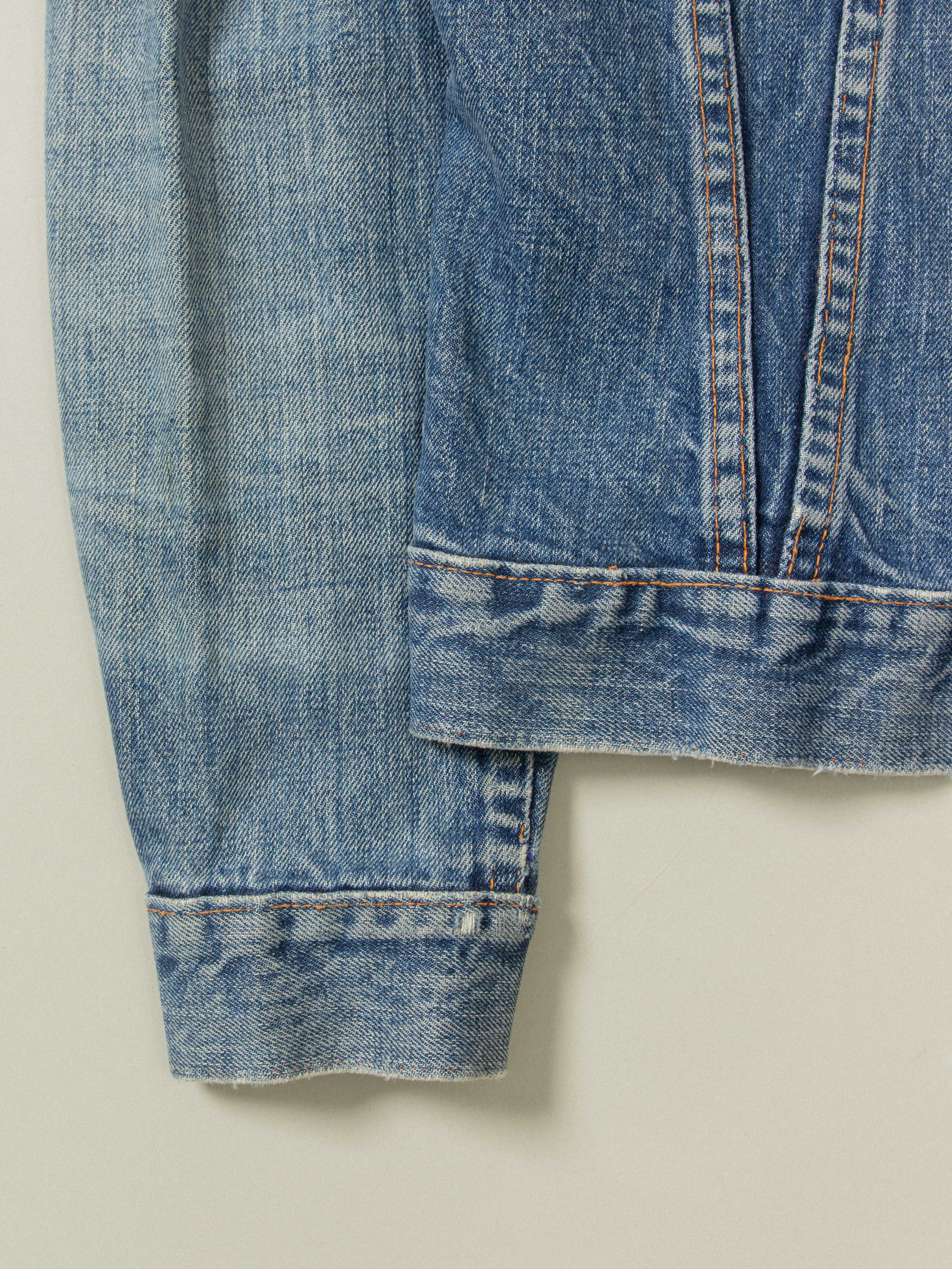 Vtg 1960s Levi's Big E Customized Trucker Jacket (S) - Image 7