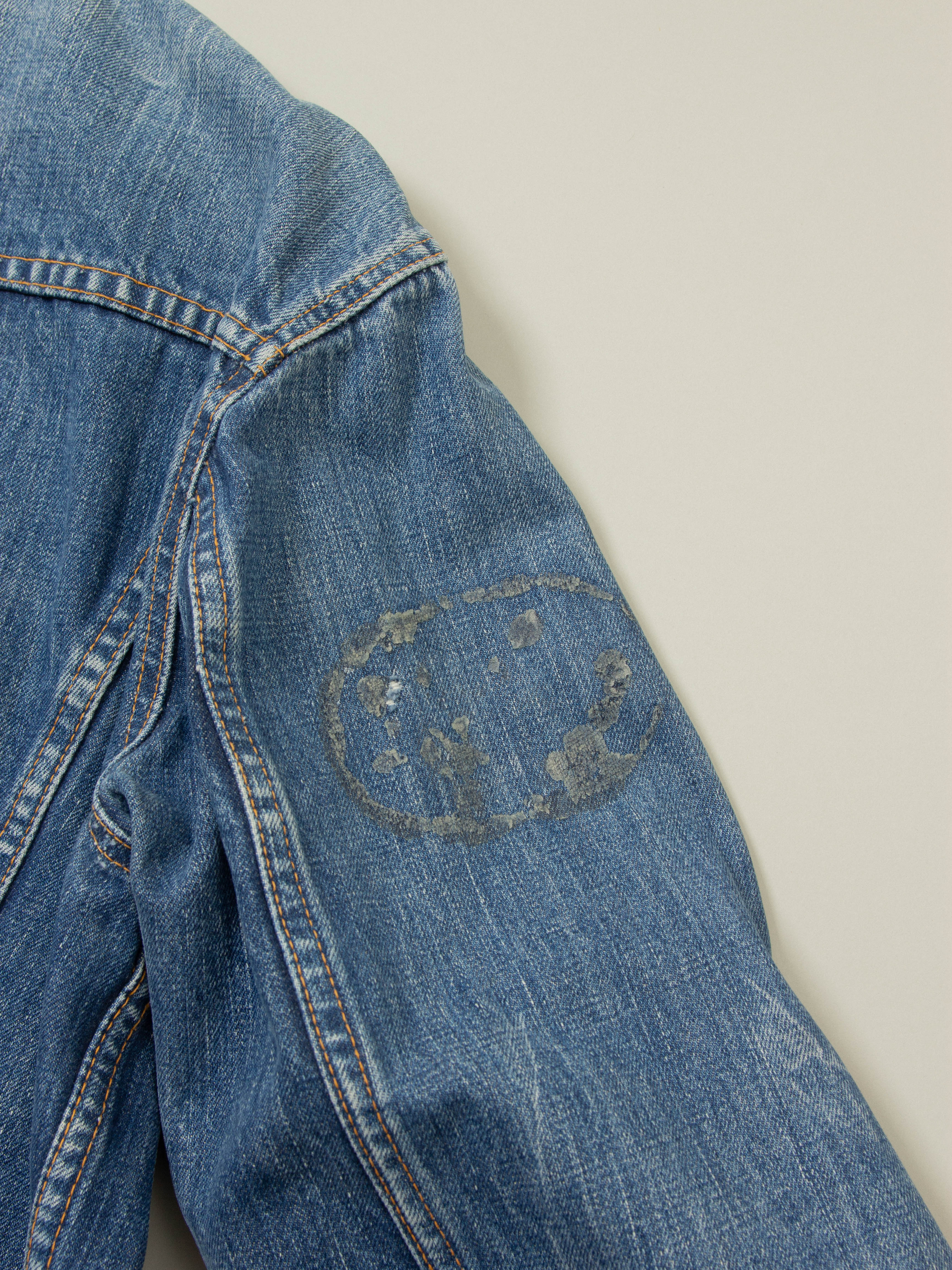 Vtg 1960s Levi's Big E Trucker Denim Jacket (S/M) - Image 5