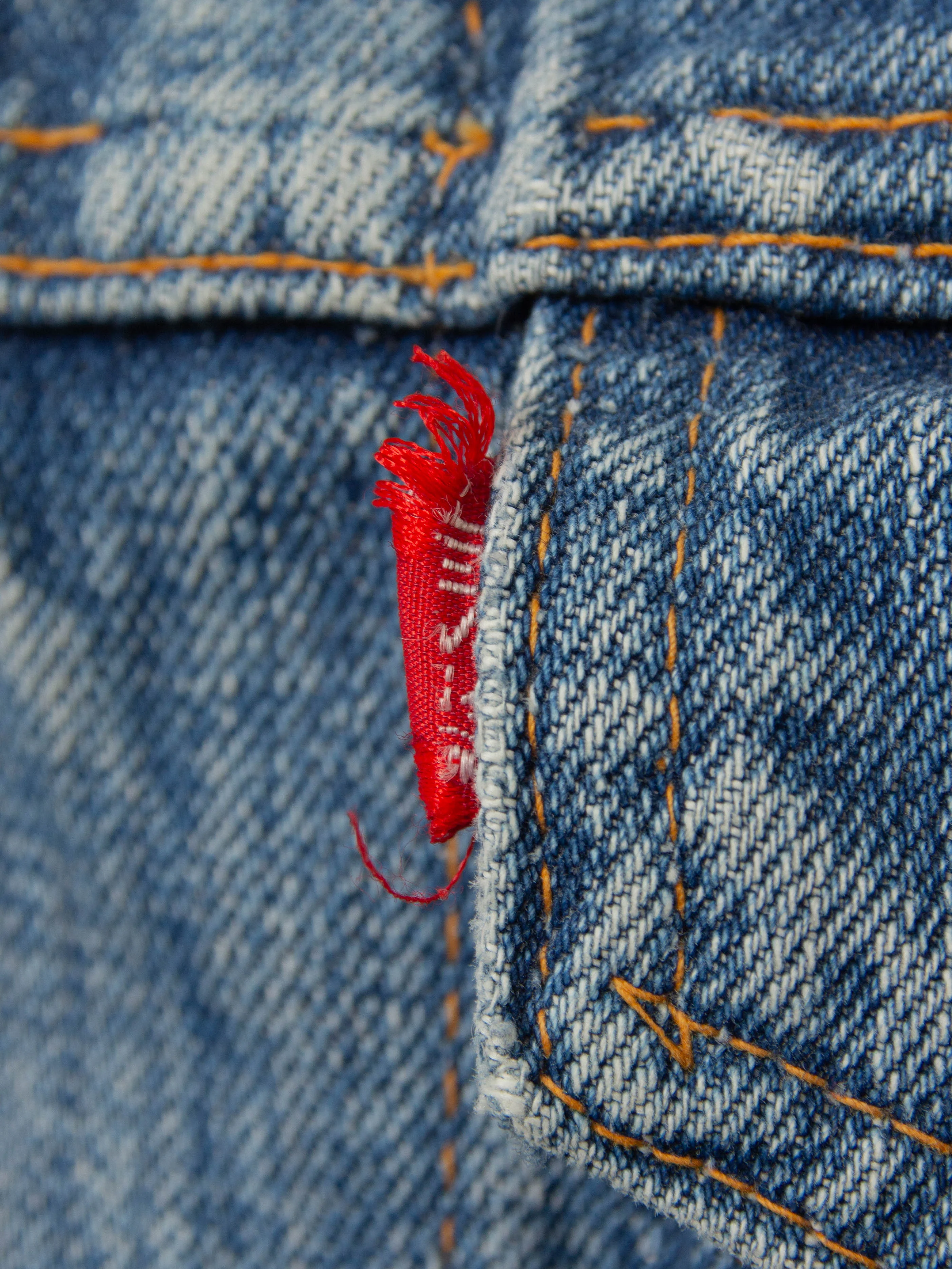 Vtg 1960s Levi's Big E Trucker Denim Jacket (XS) - Image 3