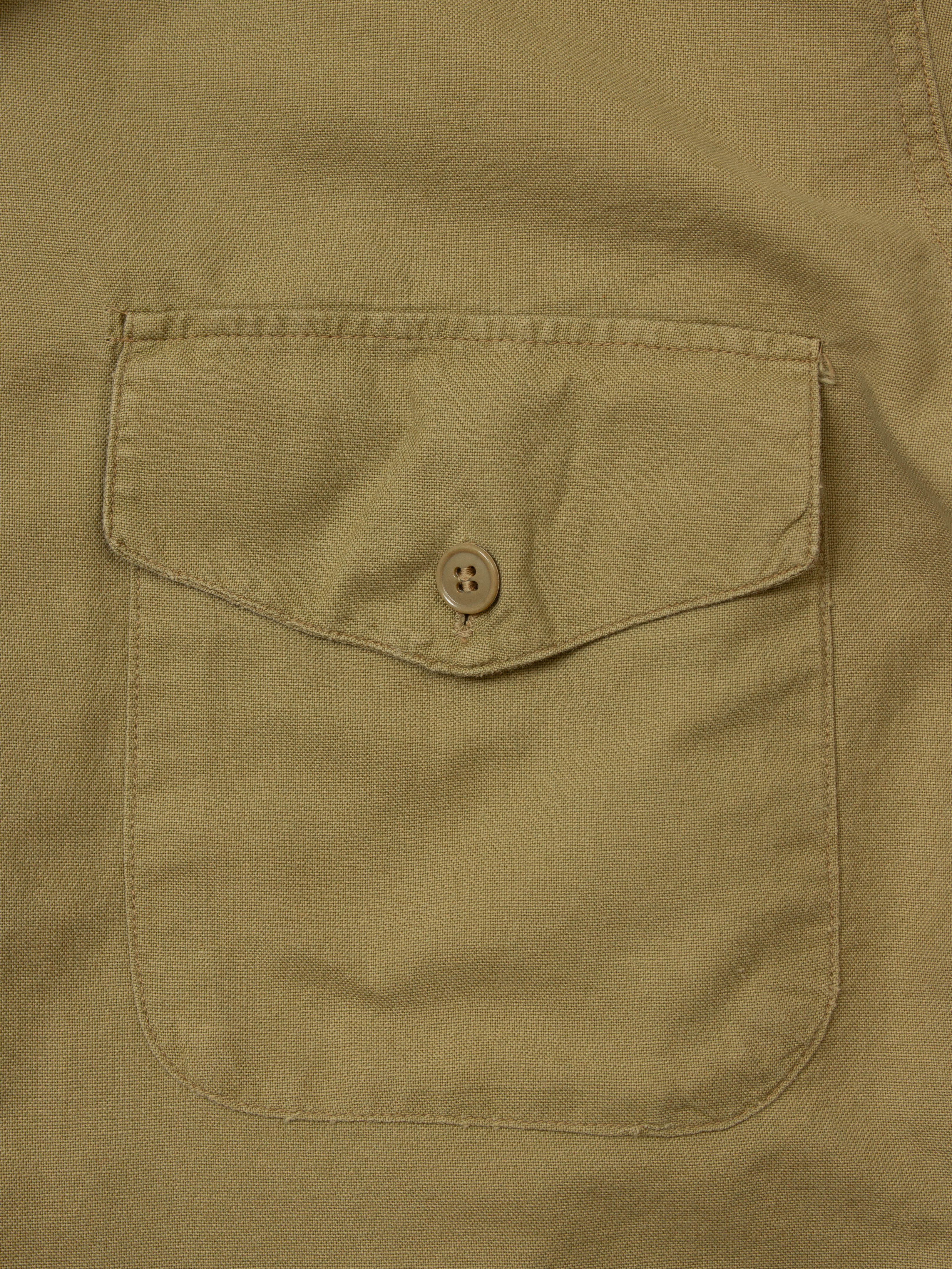 Vtg 1960s US Army Short Sleeve Officer Shirt (S) - Image 3