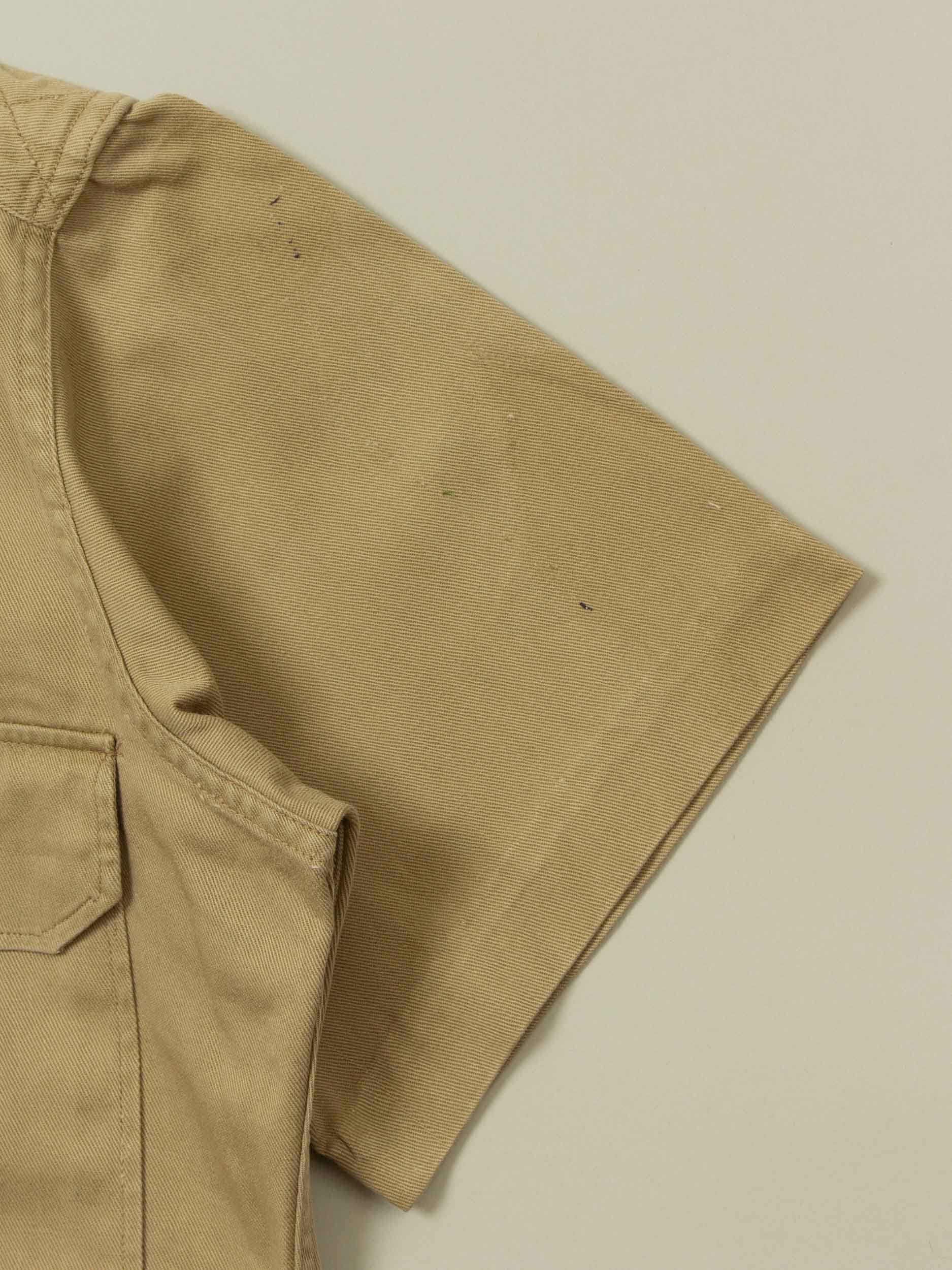 Vtg 1960s US Army Short Sleeve Officer Shirt (S/M) - Image 3