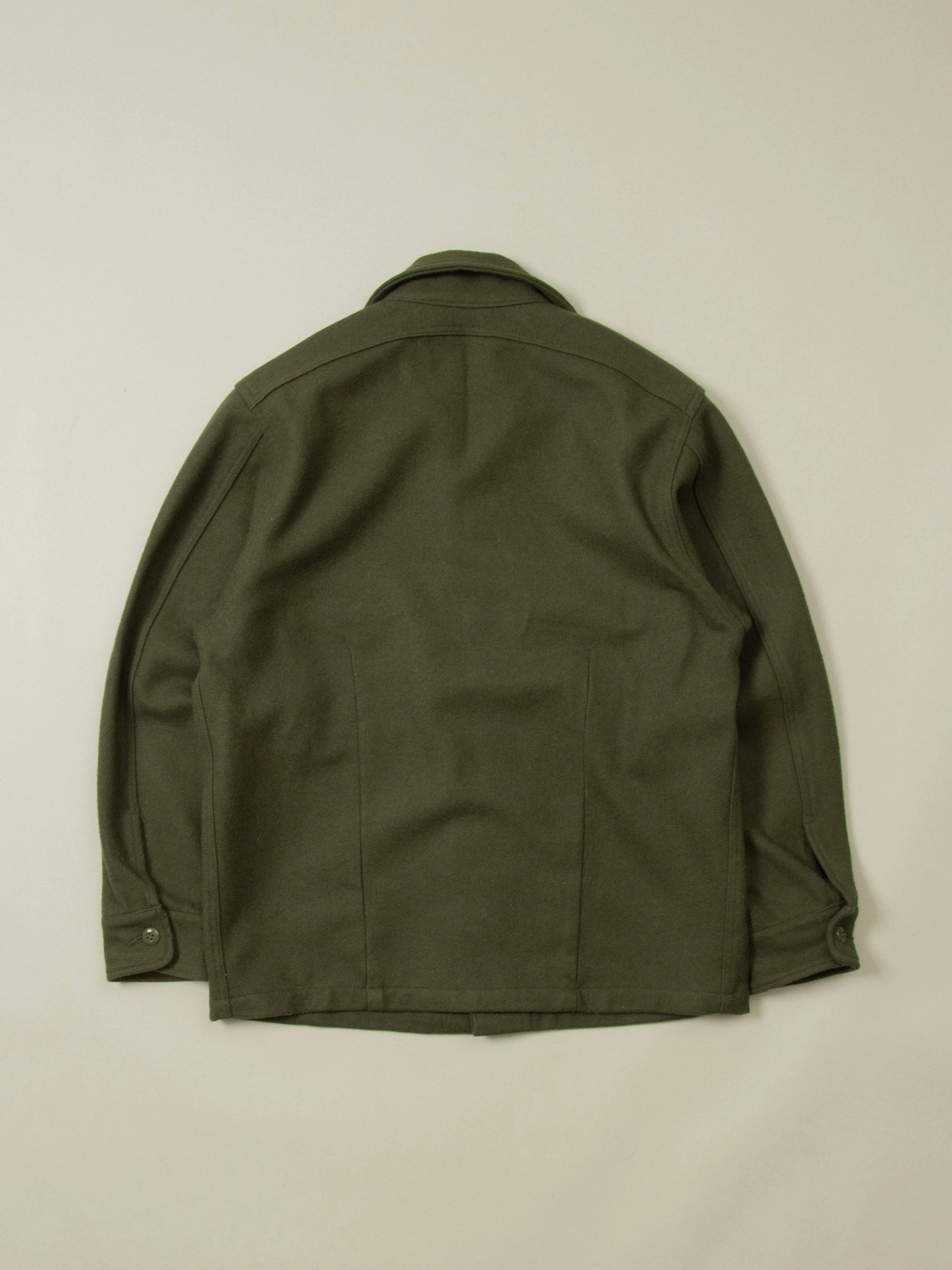 Vtg 1970s Canadian Army Wool Shirt - Image 4