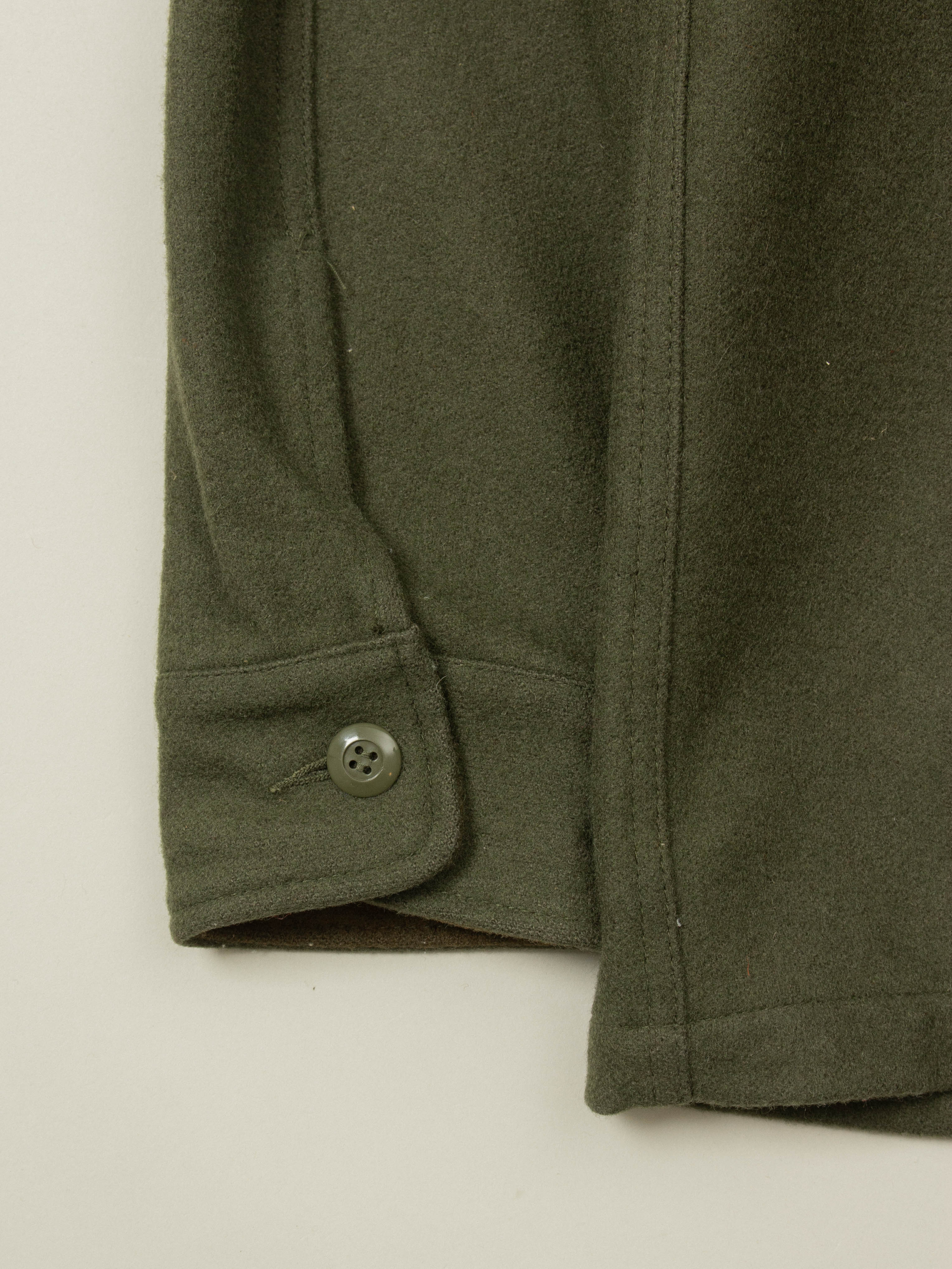 Vtg 1970s Canadian Army Wool Shirt - Image 6