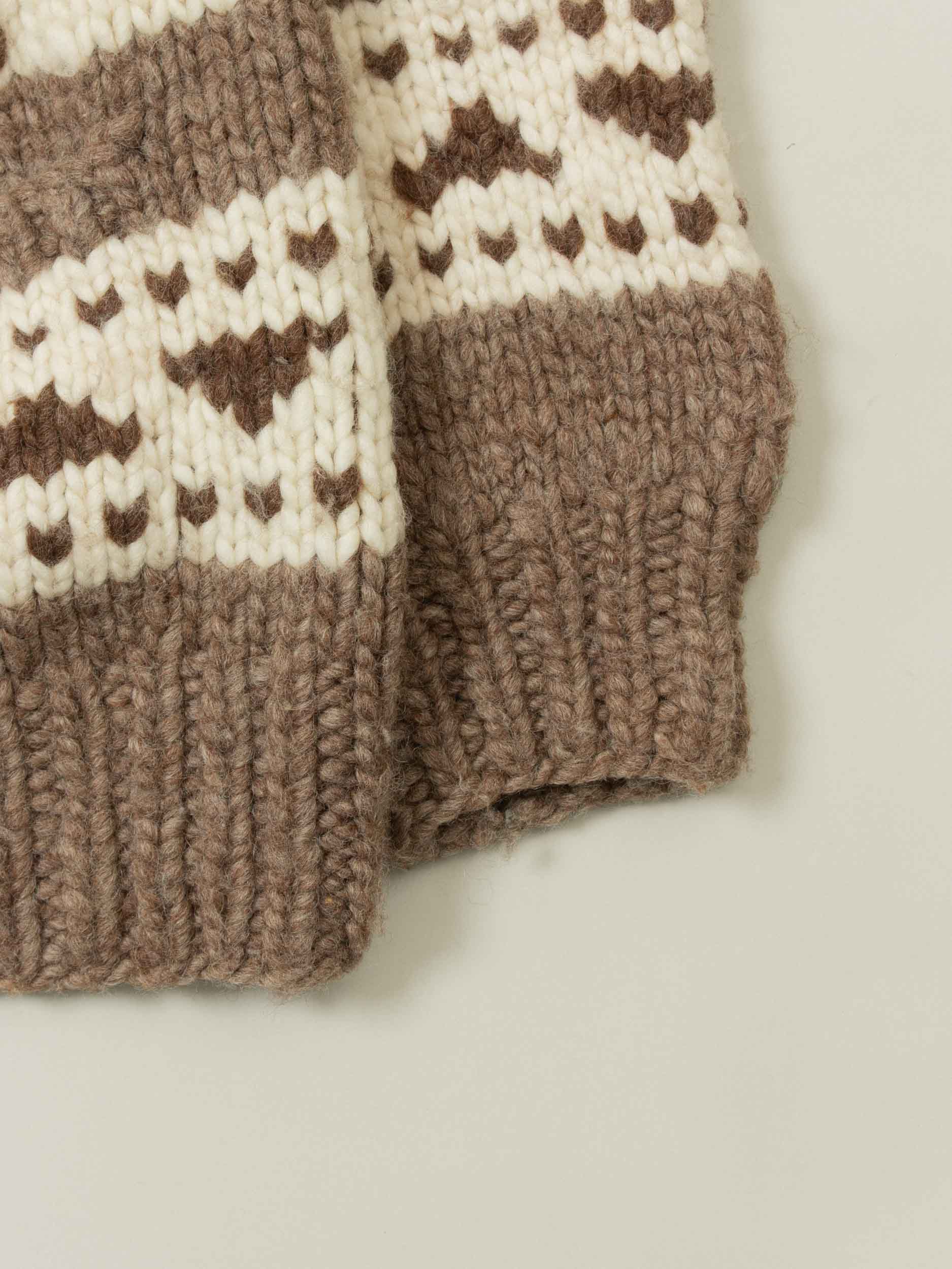 Vtg 1970s Kanata Cowichan Knit Cardigan – Made in Canada (XL) - Image 6