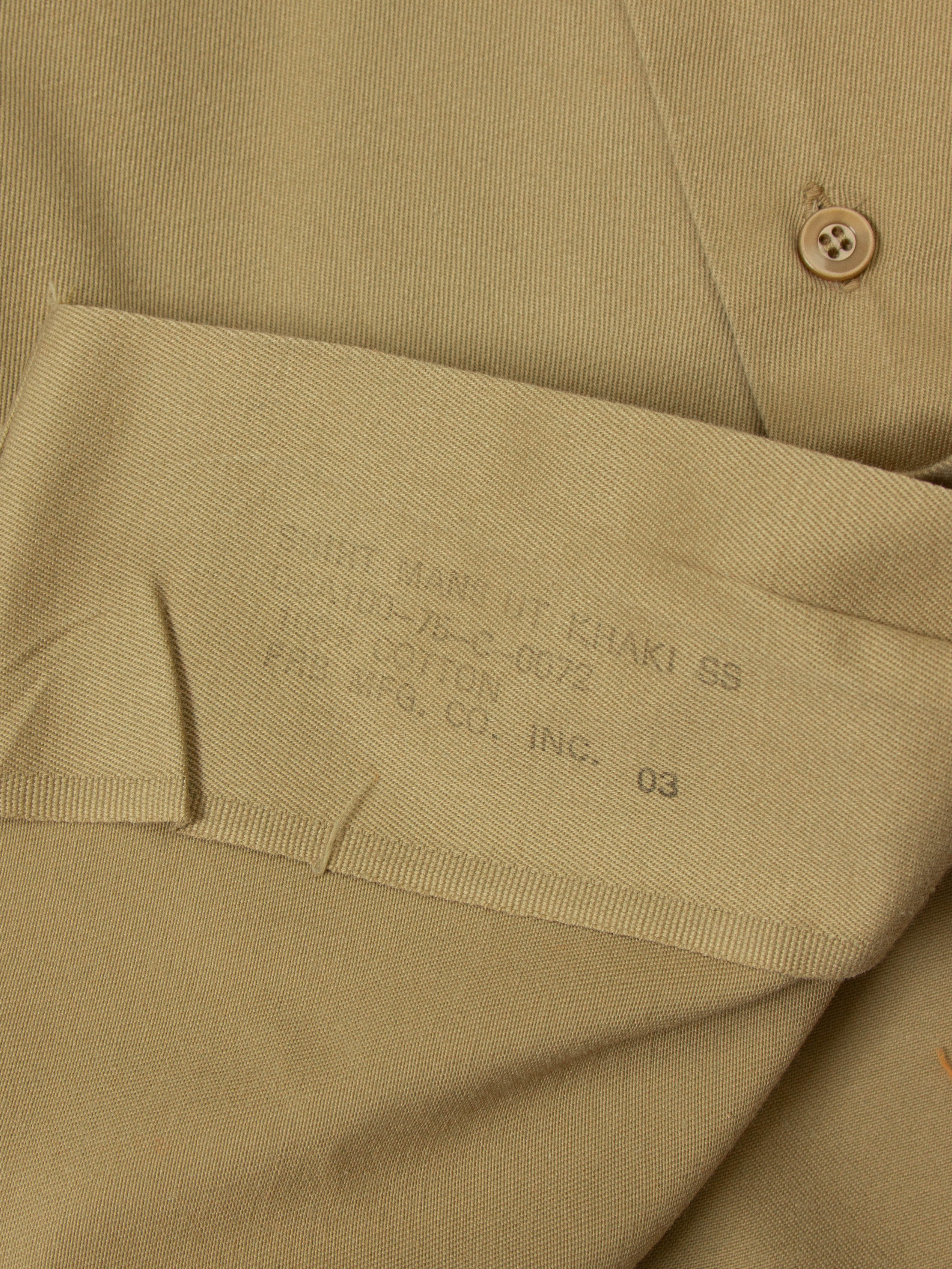 Vtg 1970s US Army Short Sleeve Officer Shirt (XS) - Image 5
