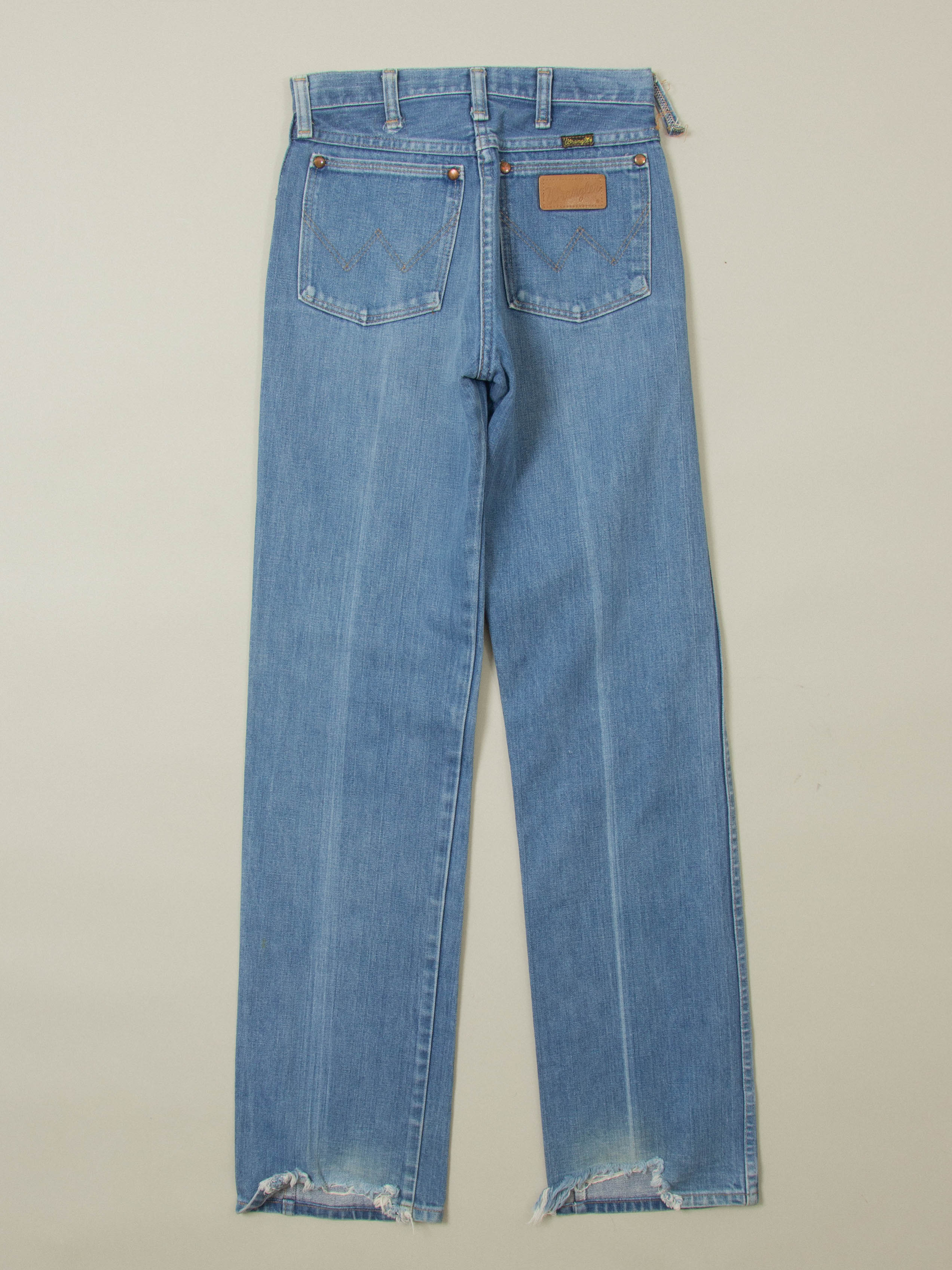 Vtg 1970s Wrangler Bootcut Jeans - Made in USA (28x34) - Image 6