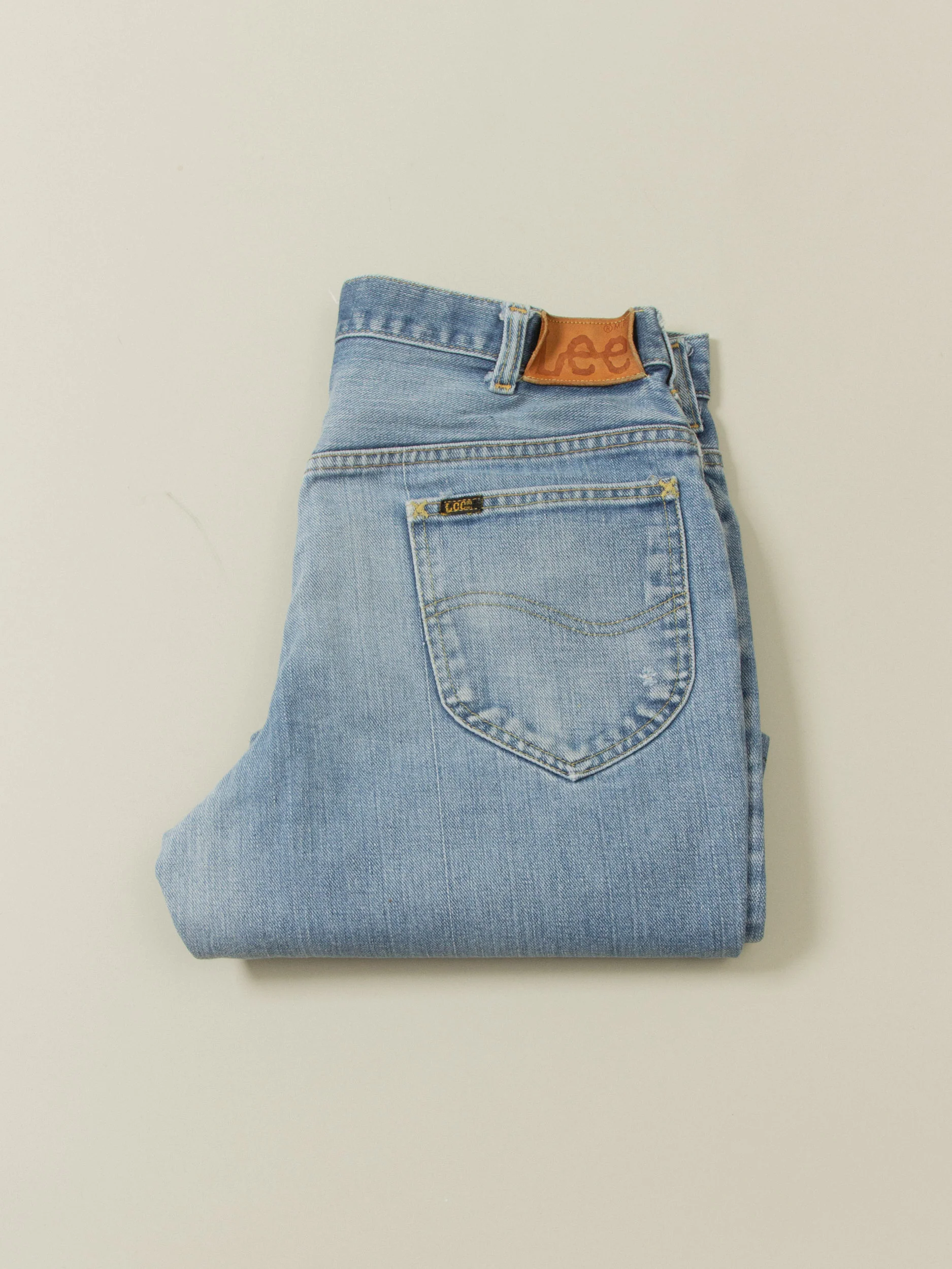Vtg 1980s Bootcut Lee Rider Jeans - Made in USA (34x27) - Image 8