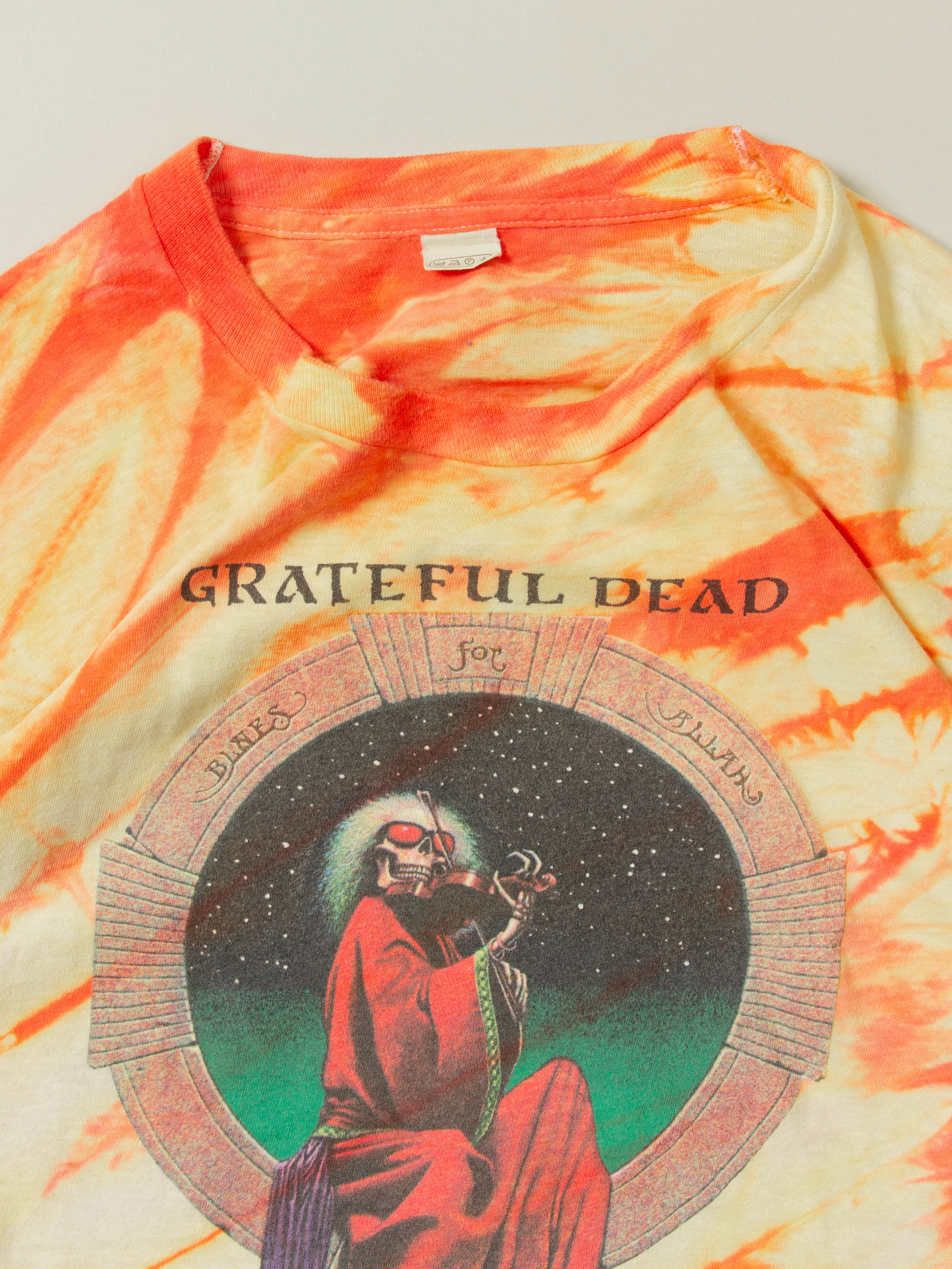 Vtg 1987 Single Stitch Tie Die Grateful Dead Tee - Made in USA (M) - Image 3