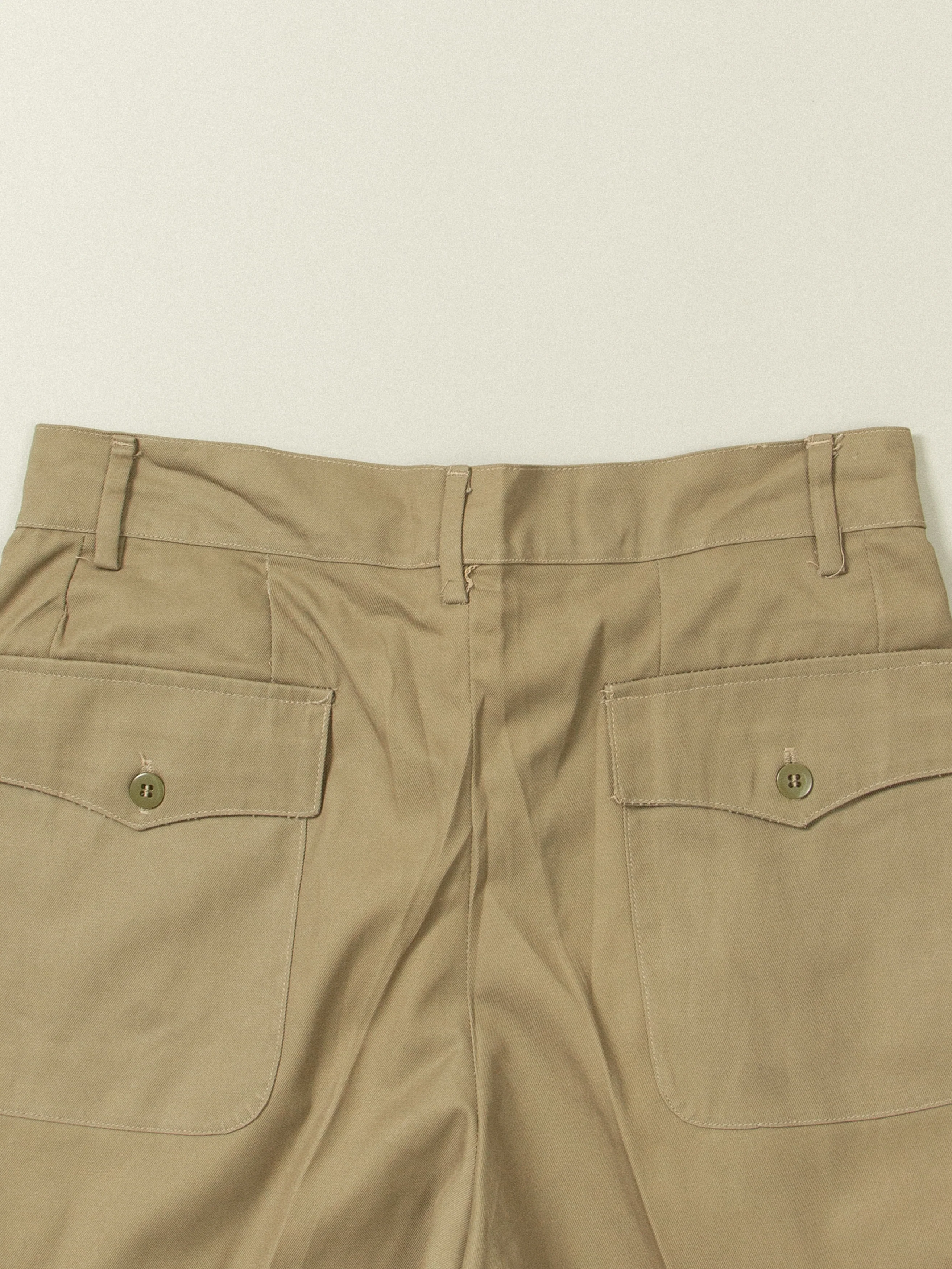 Vtg 1980s Italian Army Shorts - Image 6