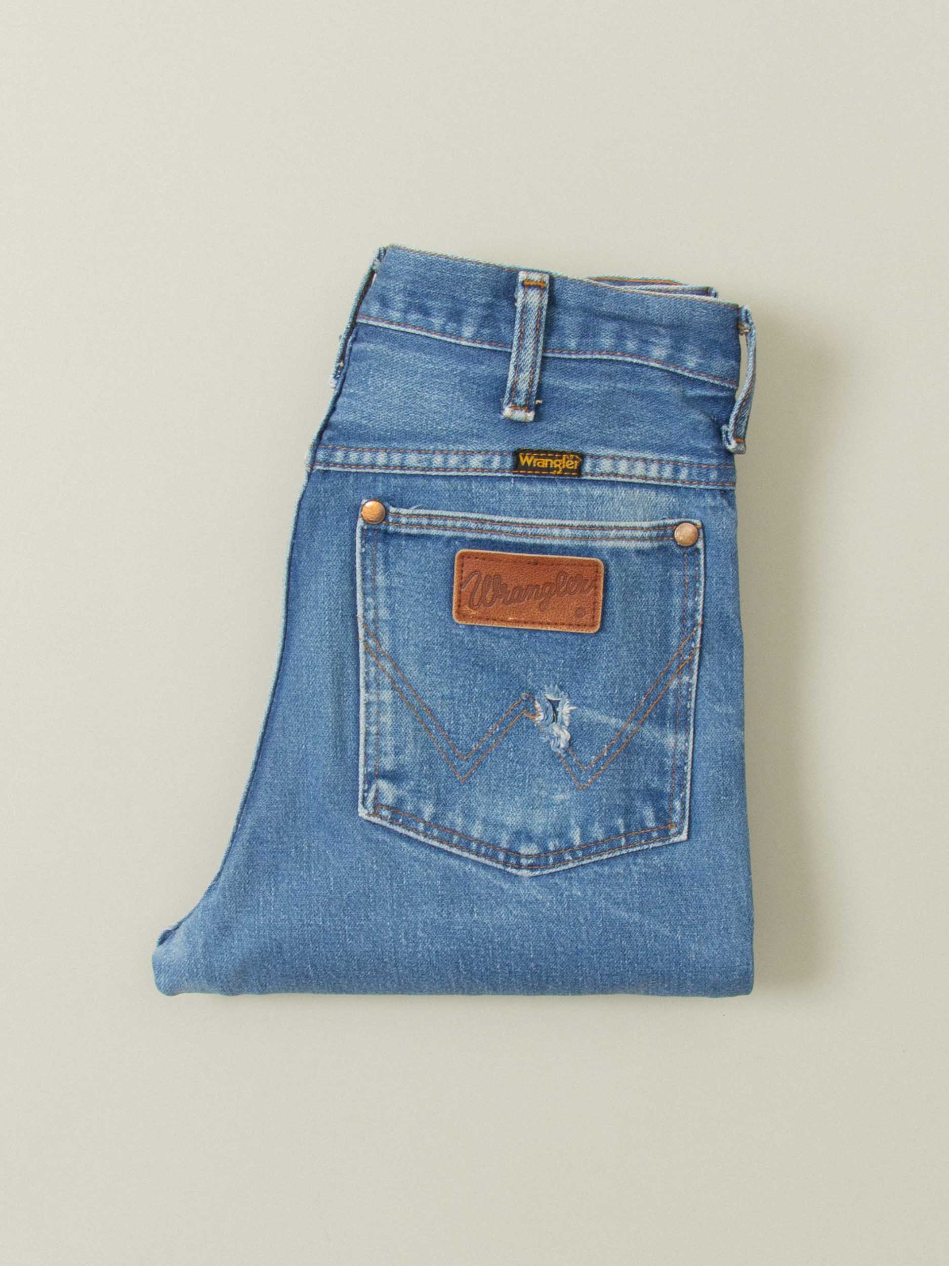 Vtg 1980s Wrangler Jeans - Made in USA (26x35) - Image 2