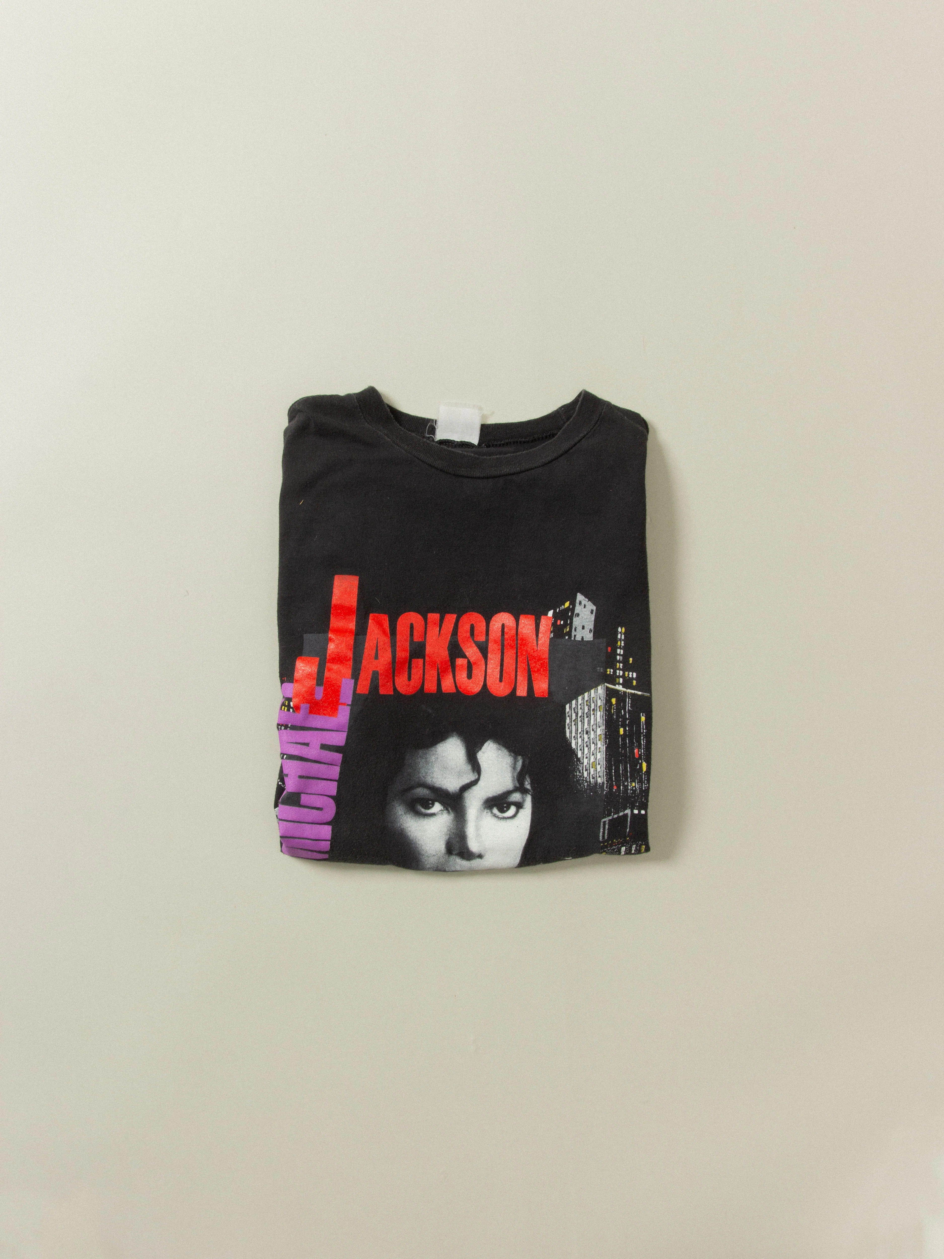 Vtg 1988 Michael Jackson "Bad Tour" Tee (S) - Image 6