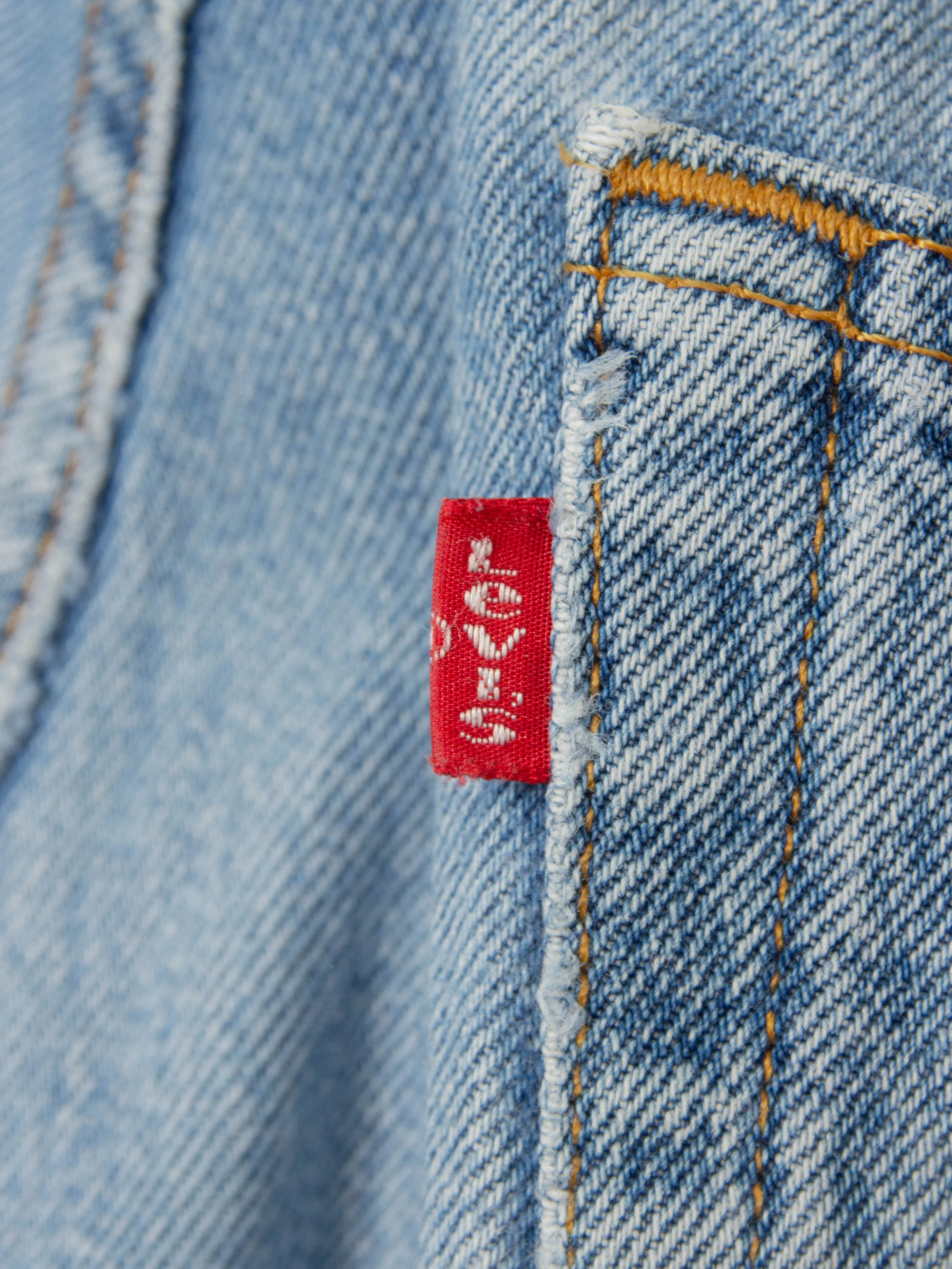 Vtg 1990s Levi's 501 Jeans - Made in France (38x30) - Image 6