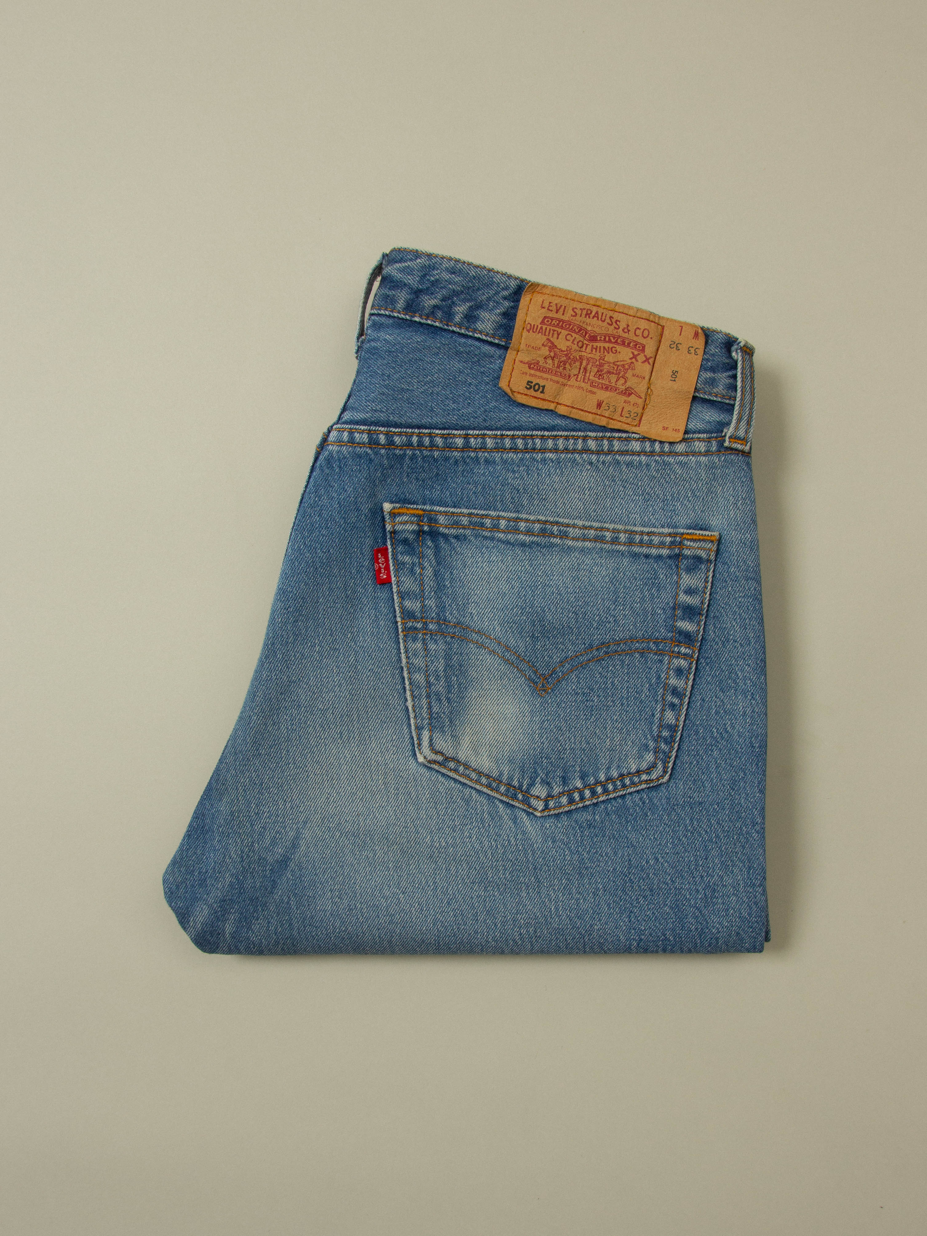 Vtg 1990s Levi's 501 Jeans - Made in Spain (32x31) - Image 6