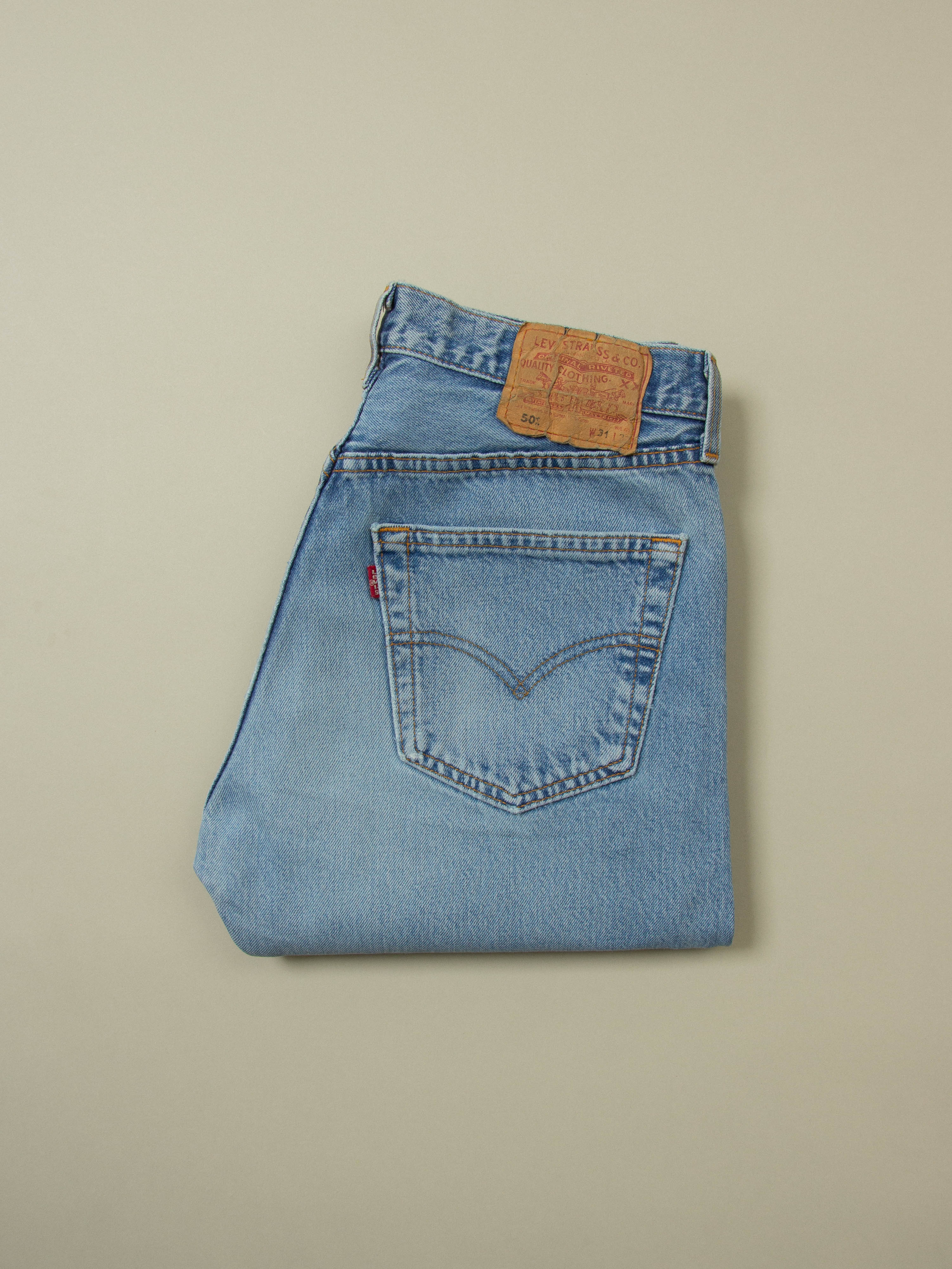 Vtg 1990s Levi's 501 Jeans - Made in USA (30x31) - Image 8