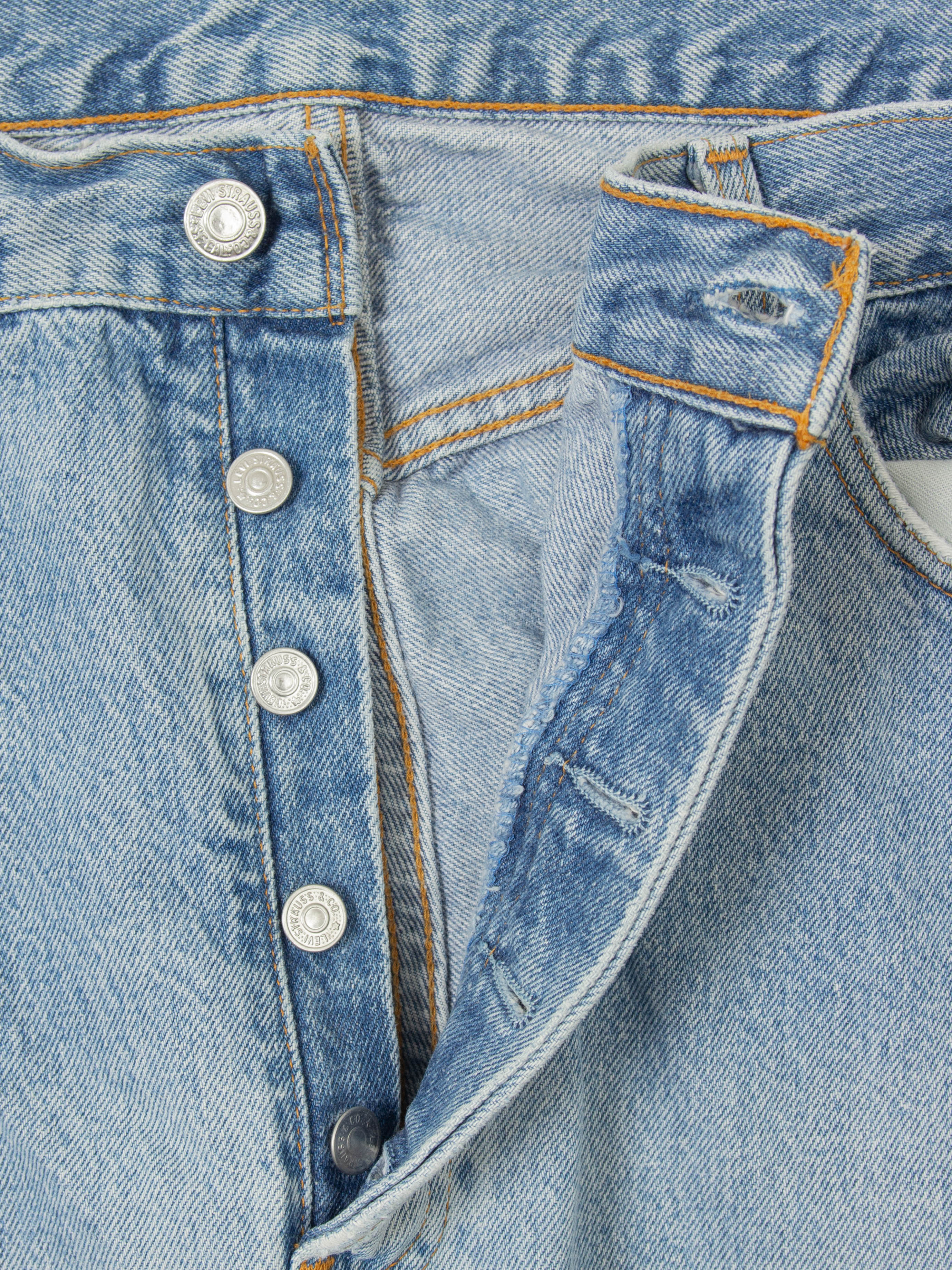 Vtg 1990s Levi's 501 Jeans - Made in France (38x33) - Image 3