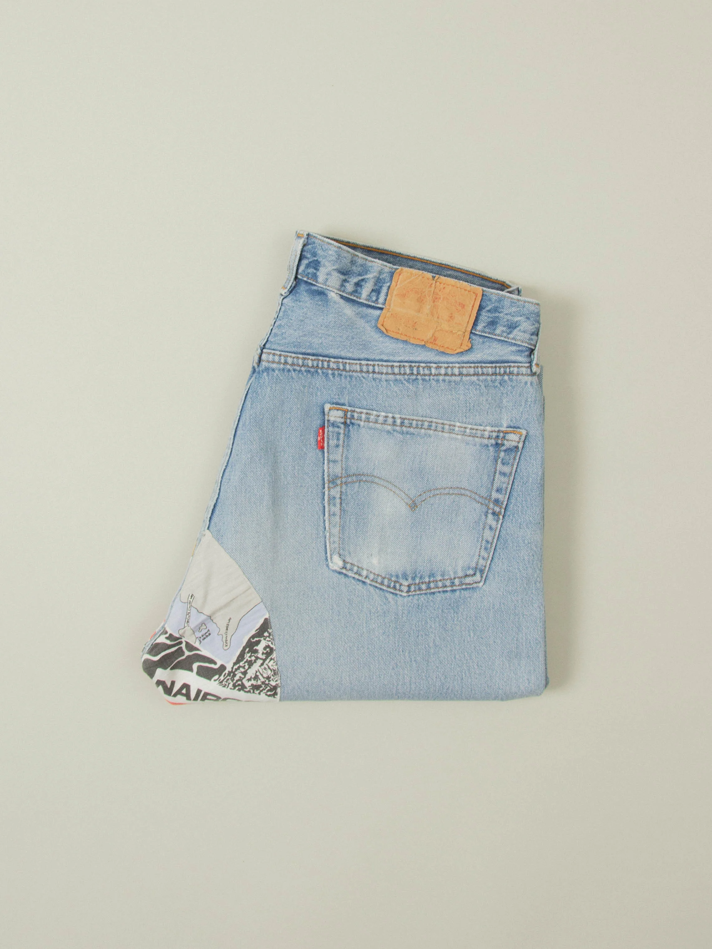 Vtg 1990s Levi's 501 Jeans - Made in France (38x33) - Image 5