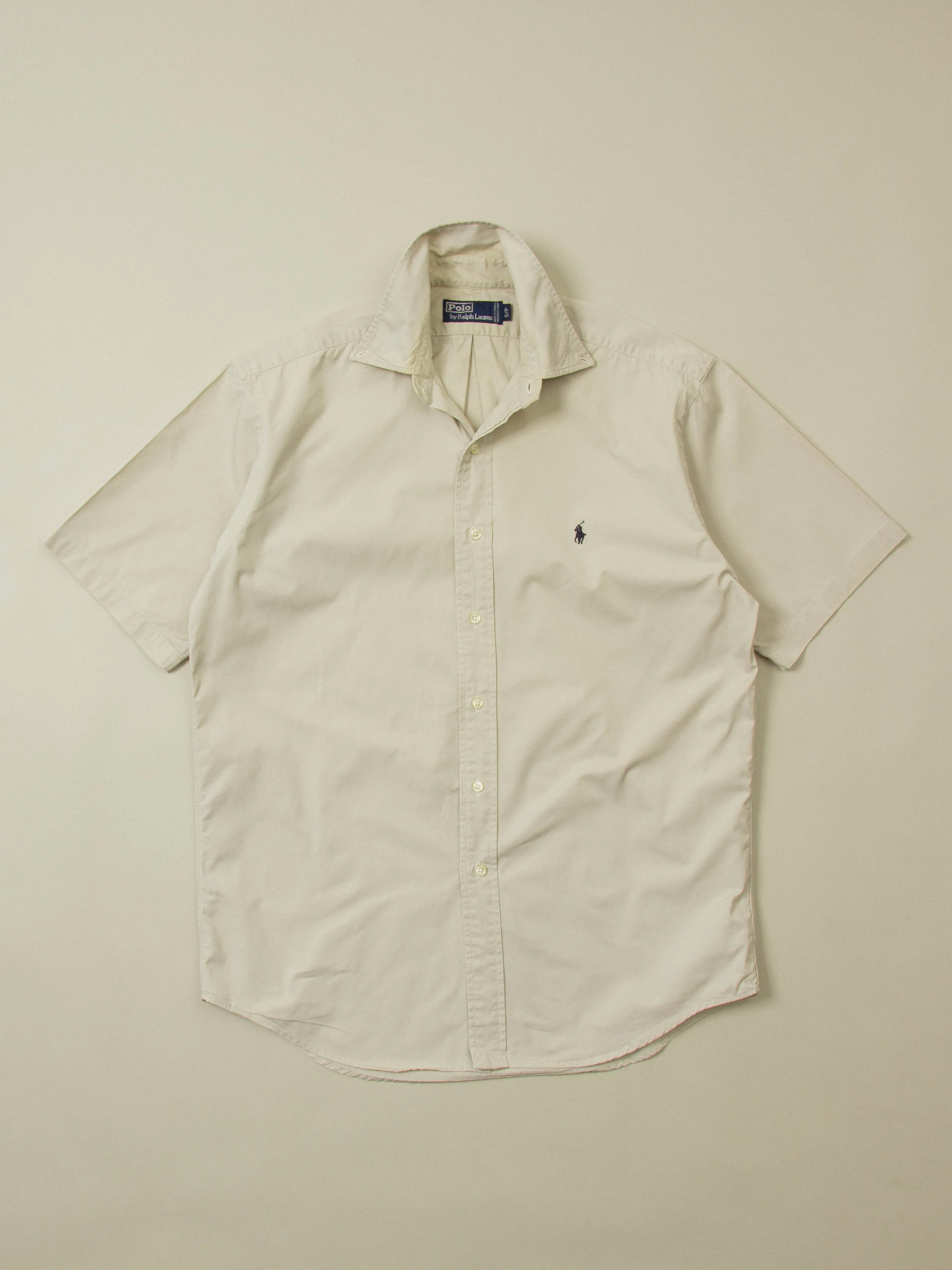 Vtg 1990s Ralph Lauren Short Sleeve Shirt - Made in Canada (XL)