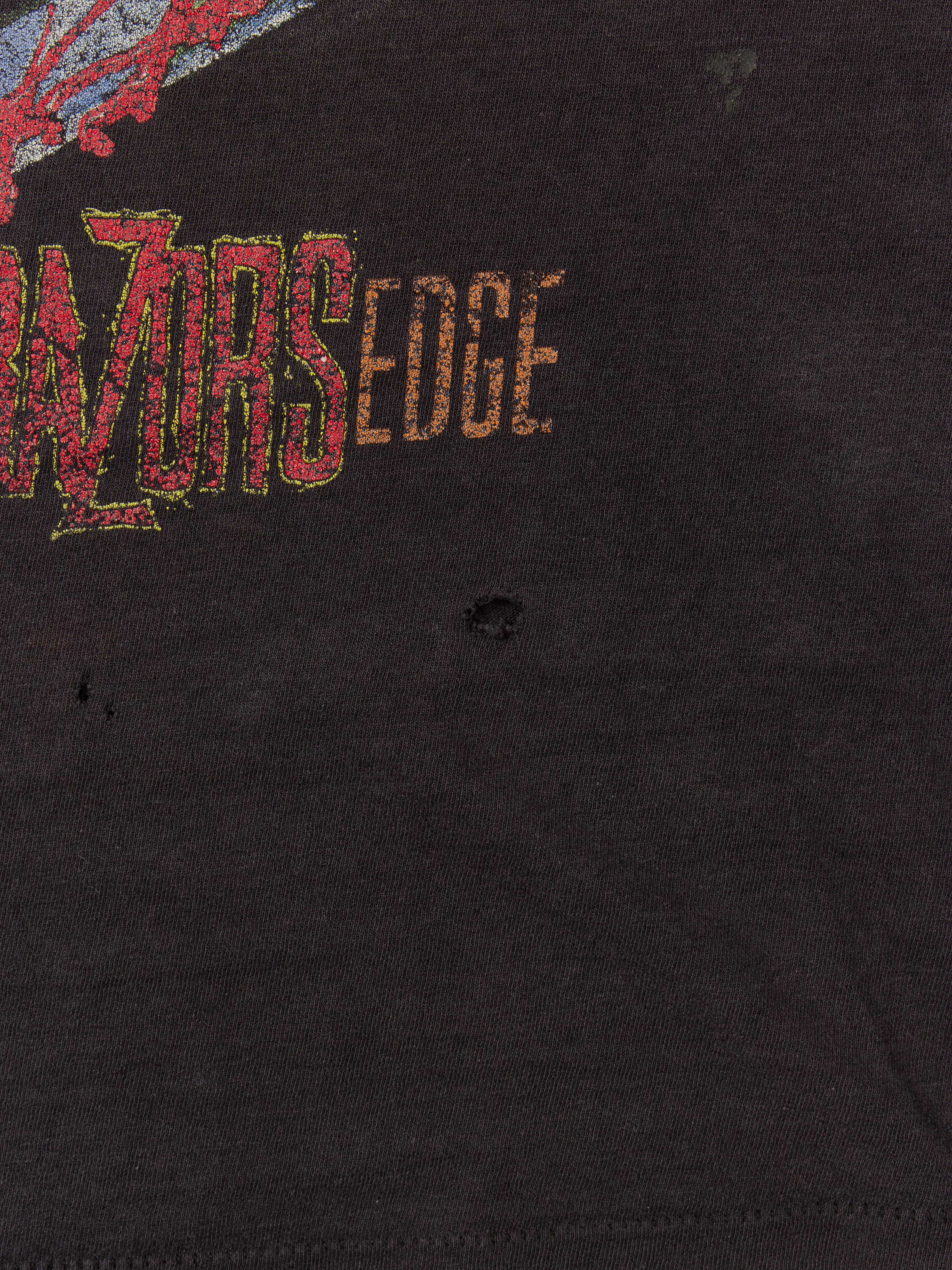 Vtg 1990s ACDC "The Razors Edge" World Tour Single Stitch Tee (L) - Image 4