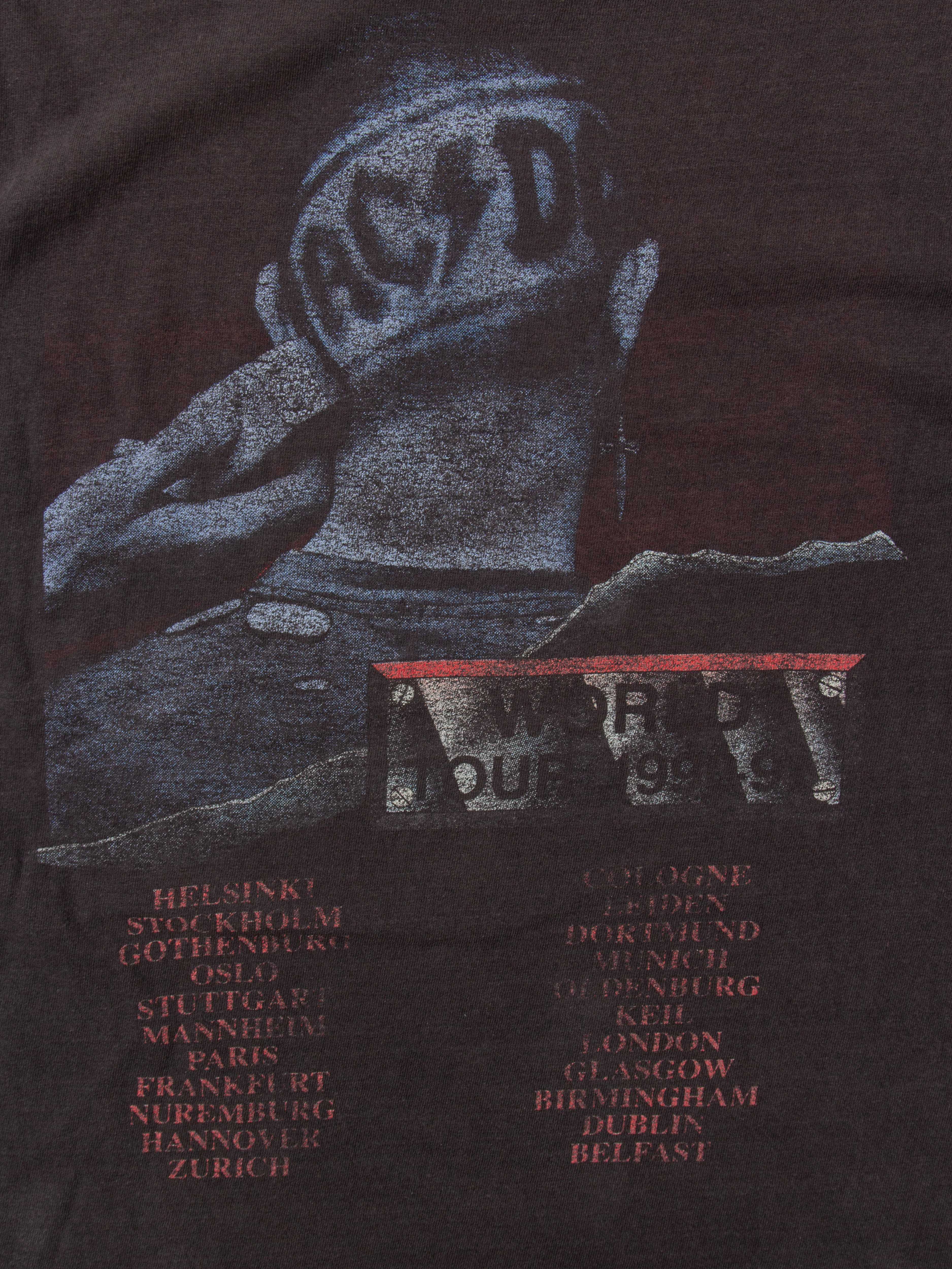 Vtg 1990s ACDC "The Razors Edge" World Tour Single Stitch Tee (L) - Image 5