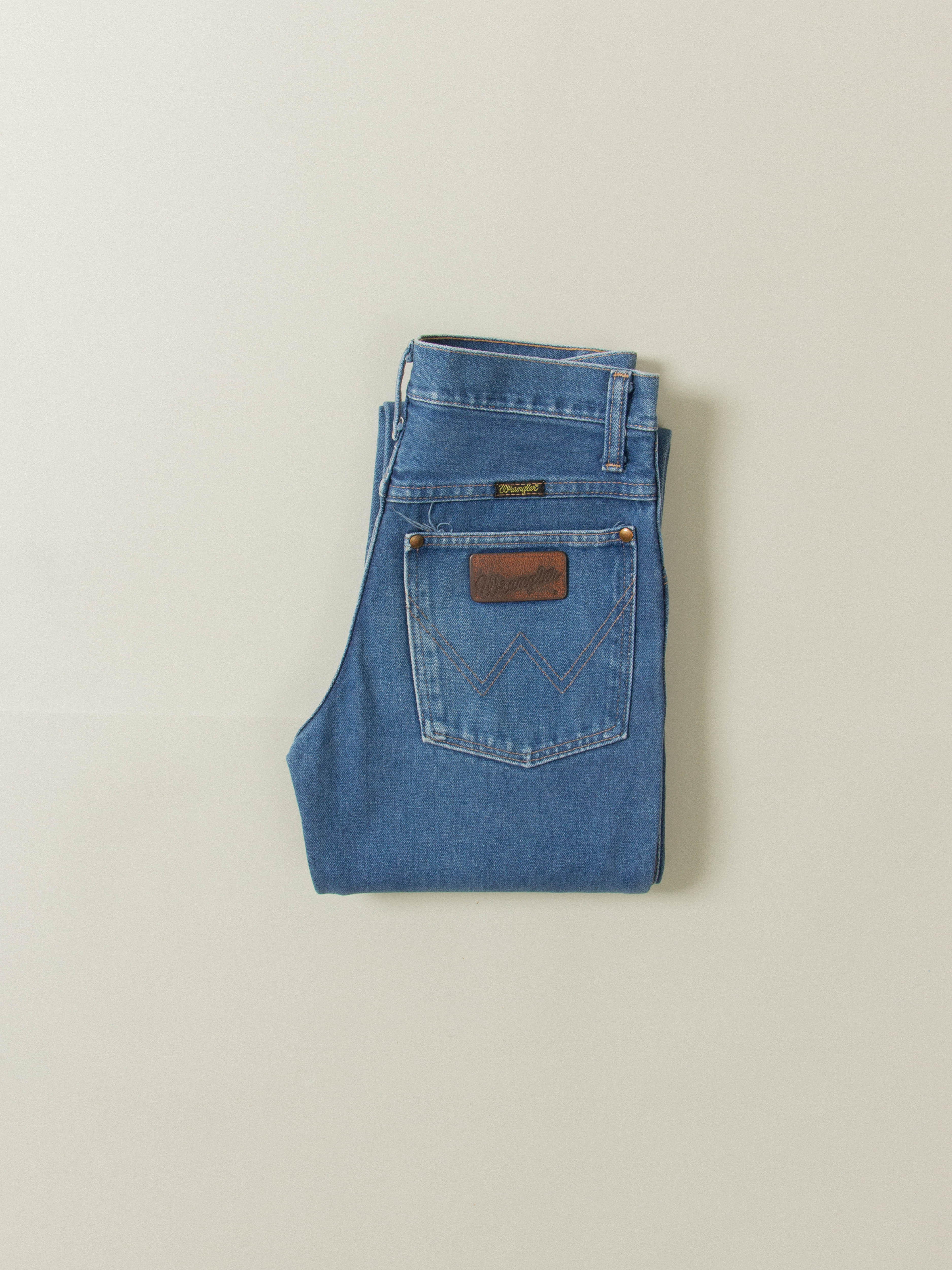 Vtg 1980s Wrangler Denim - Made in USA (27x35) - Image 6
