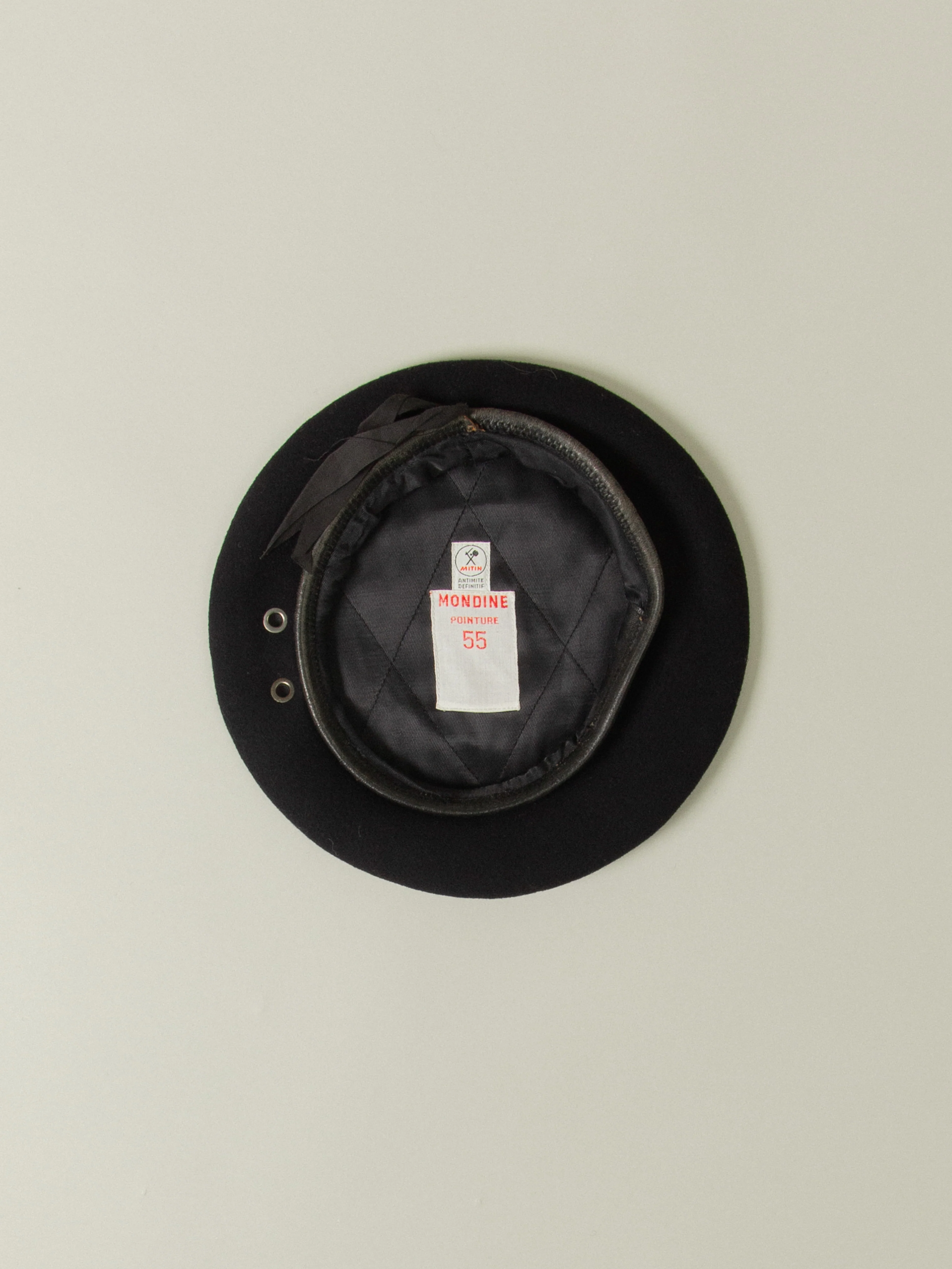Vtg French Army Beret - Image 5