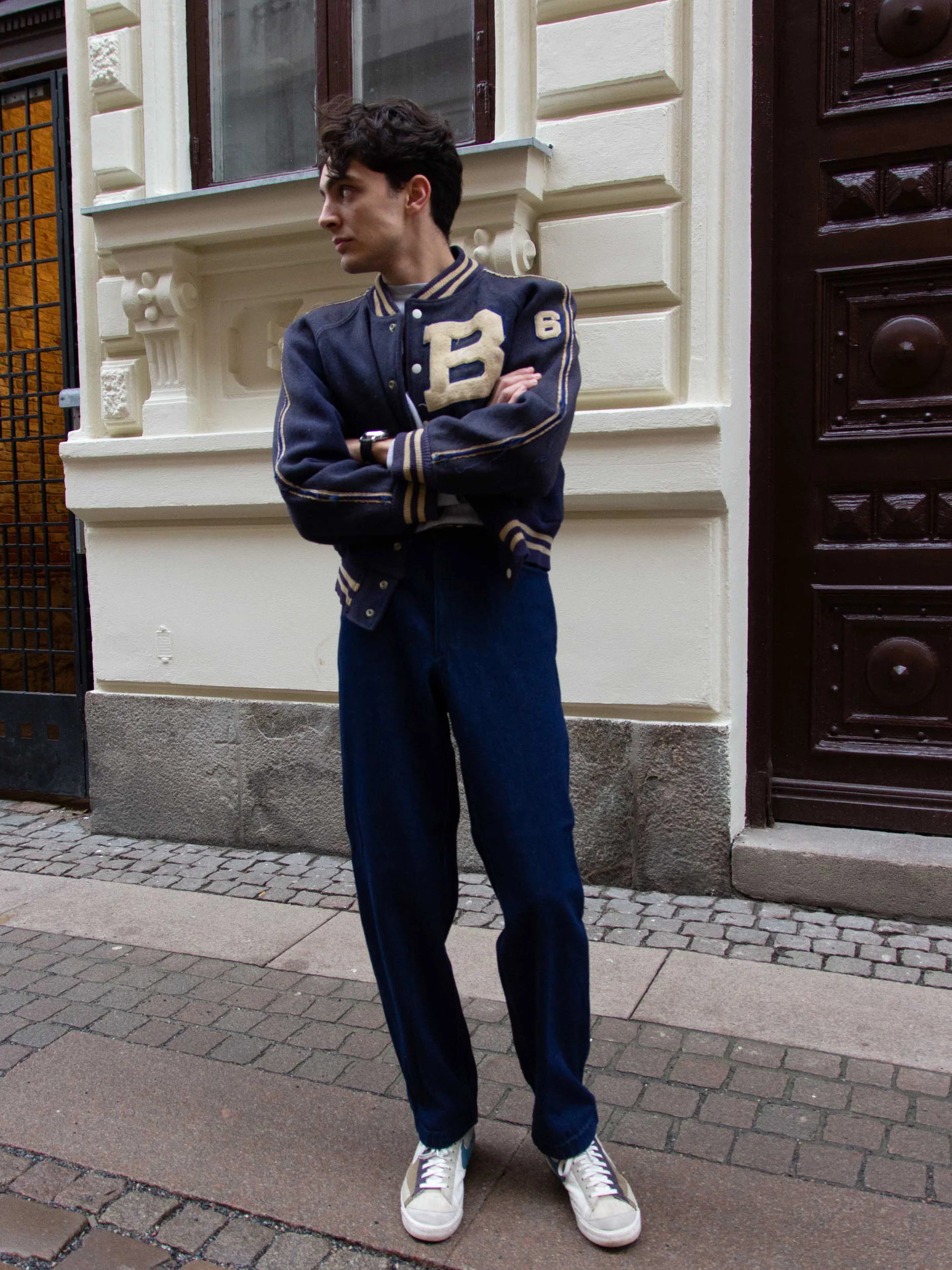 Vtg 1990s Italian Navy Jeans - Image 6