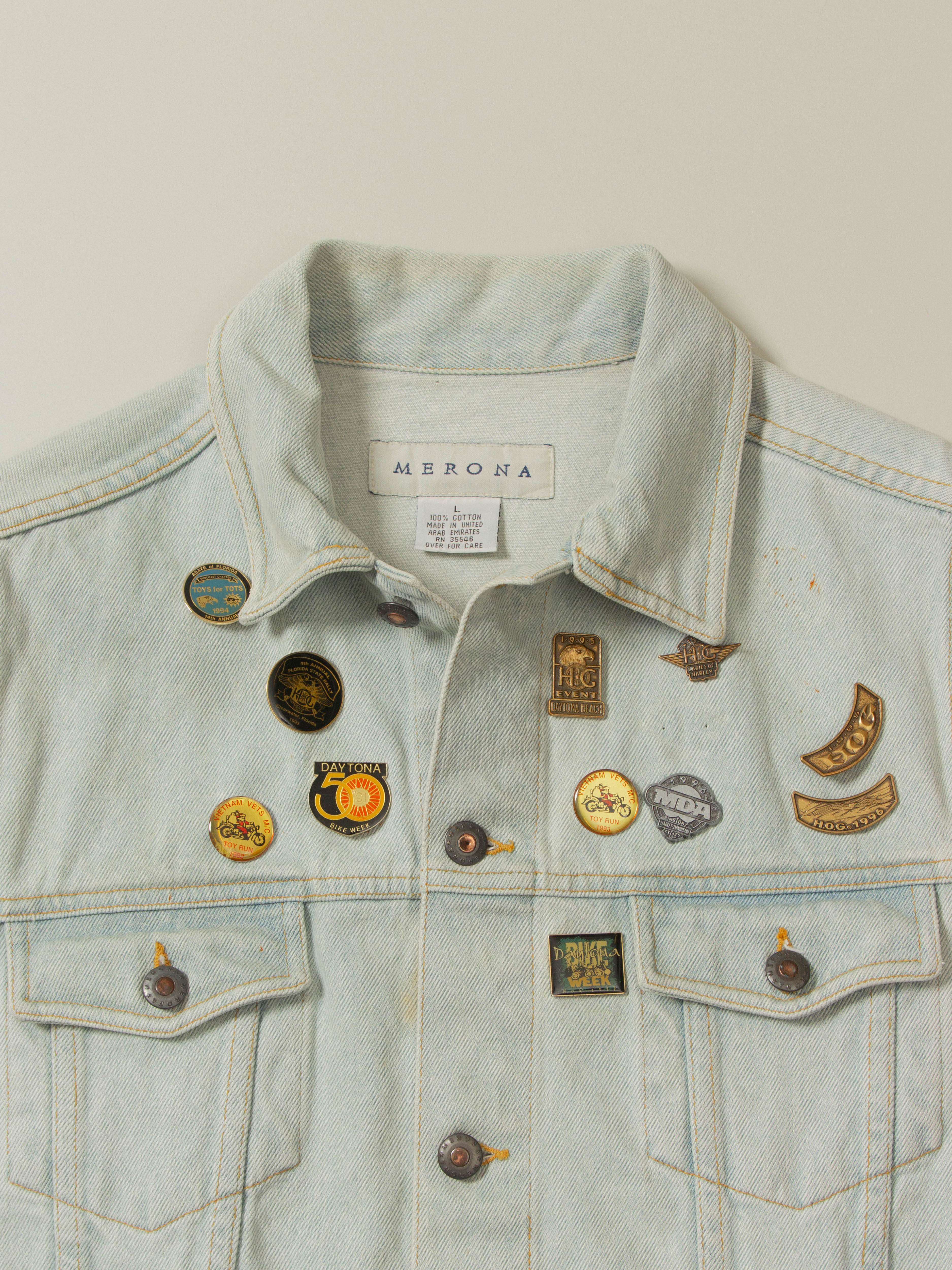 Vtg Merona Denim Vest (M) - Image 5