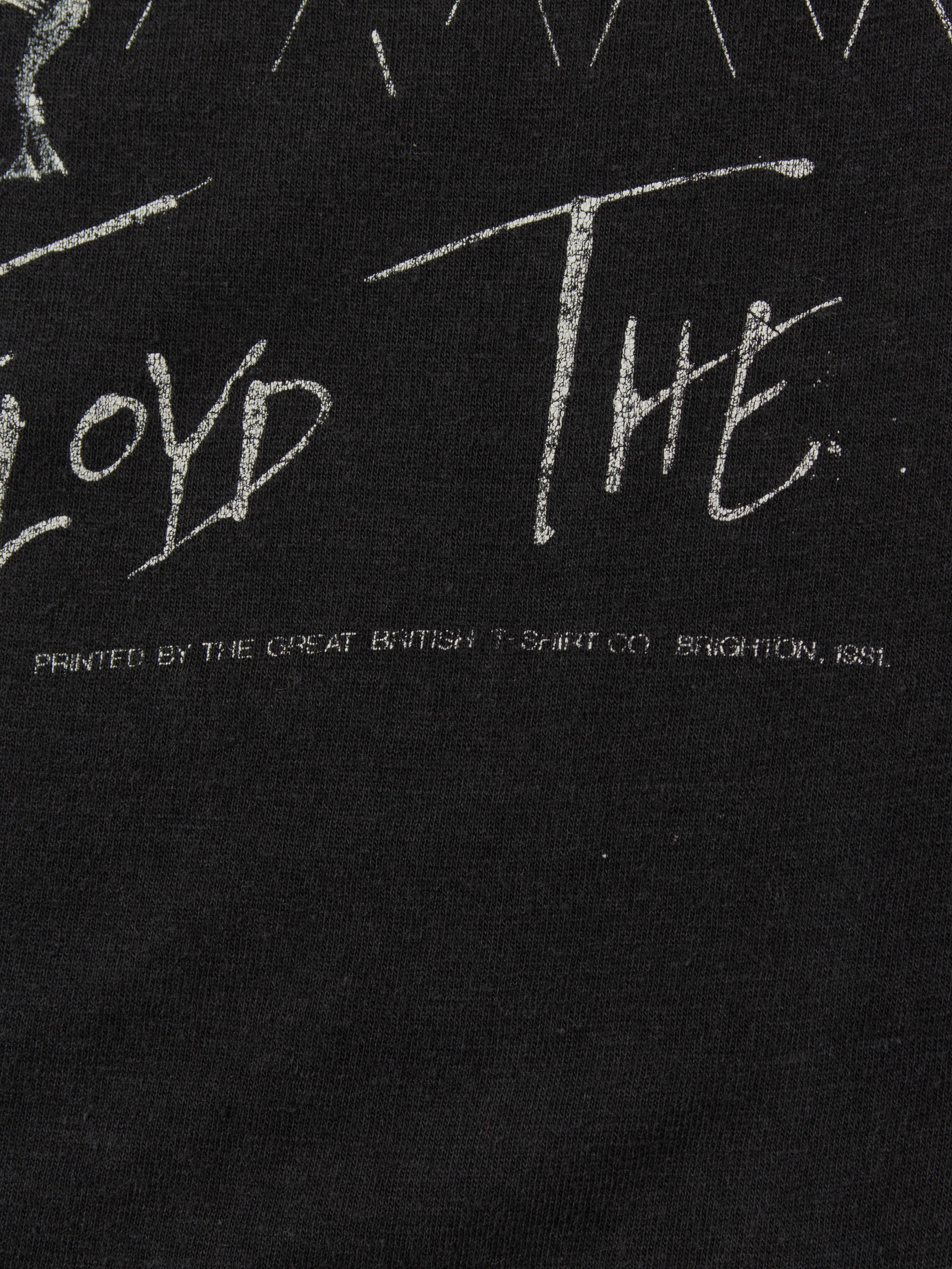 Vtg Rare 1980s Pink Floyd 'The Wall' Single Stitch Tee (S/M) - Image 3