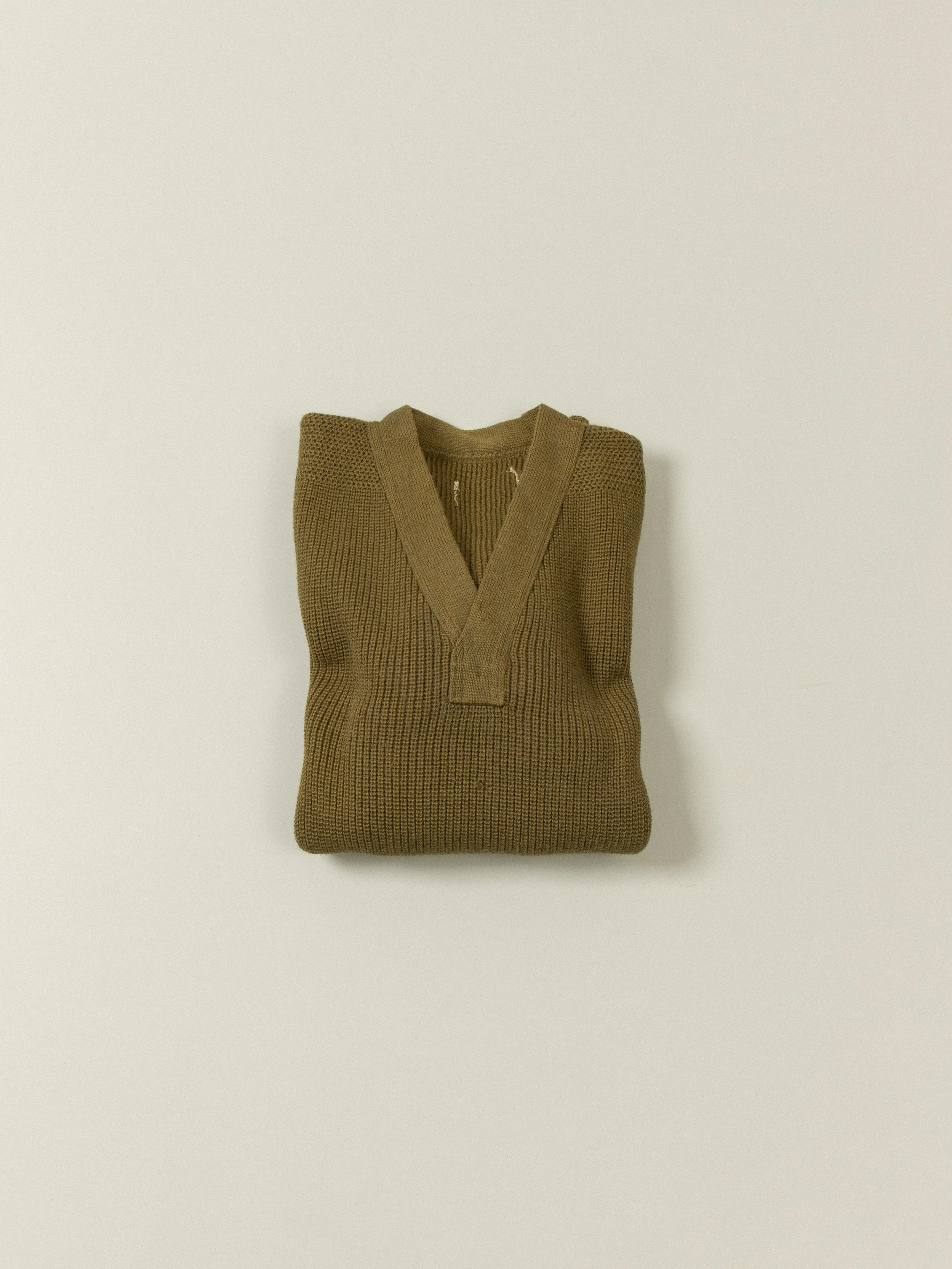 Vtg Rare USAAF WWII A-1 Wool Knit (L) - Image 3