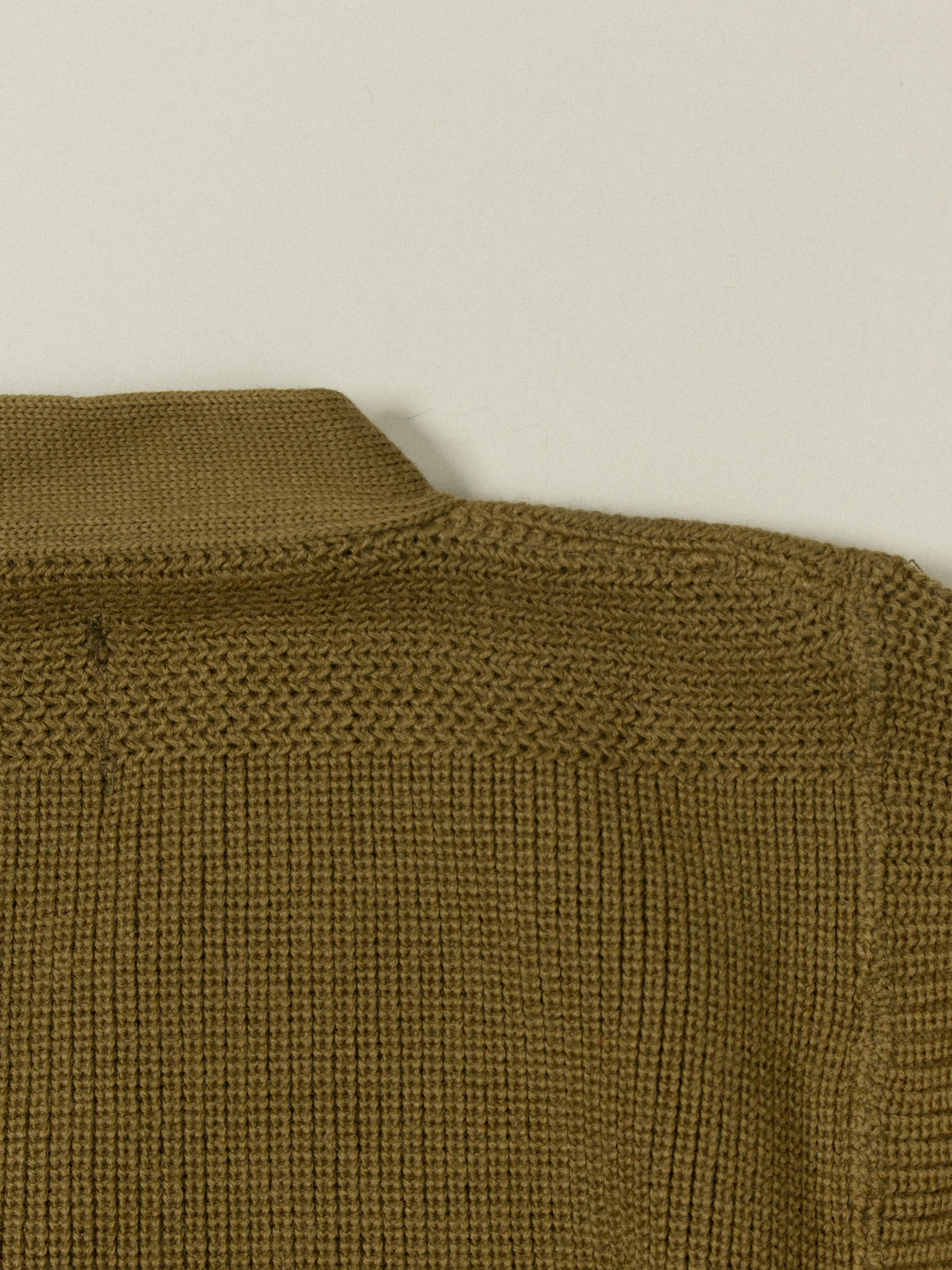 Vtg Rare USAAF WWII A-1 Wool Knit (L) - Image 4