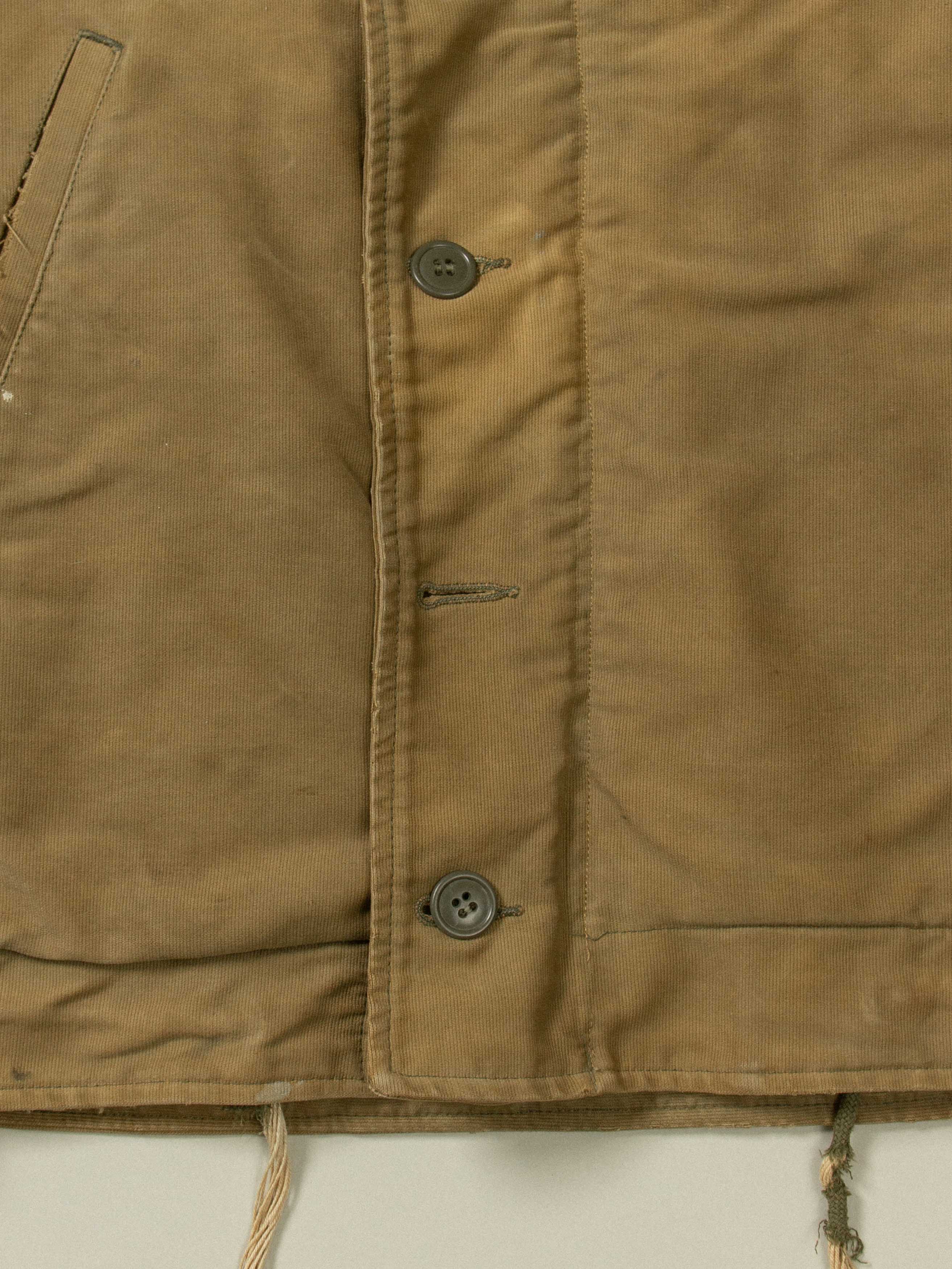 Vtg Rare WWII USN N-1 Alpaca Deck Jacket (S/M) - Image 10