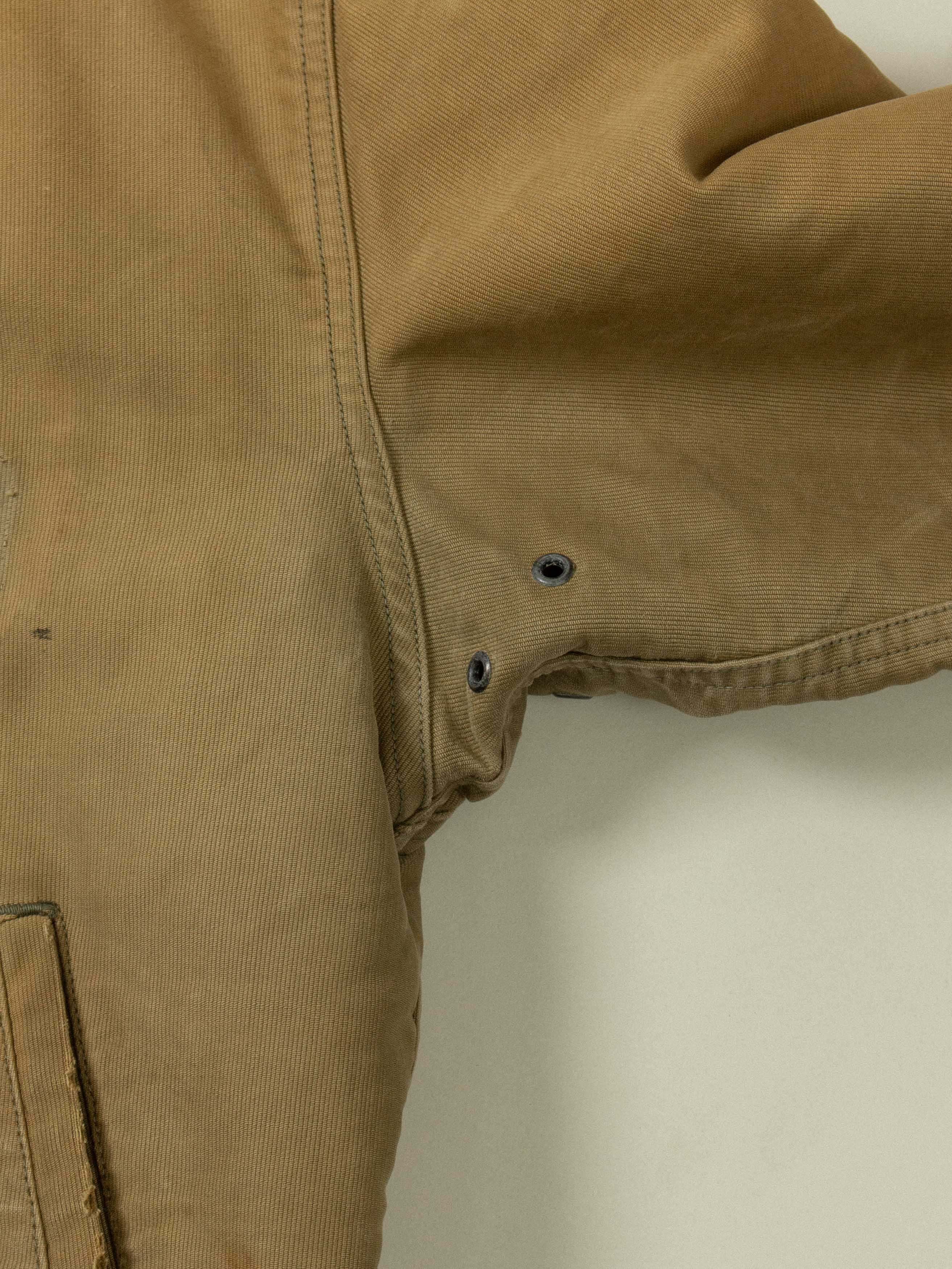 Vtg Rare WWII USN N-1 Alpaca Deck Jacket (S/M) - Image 11