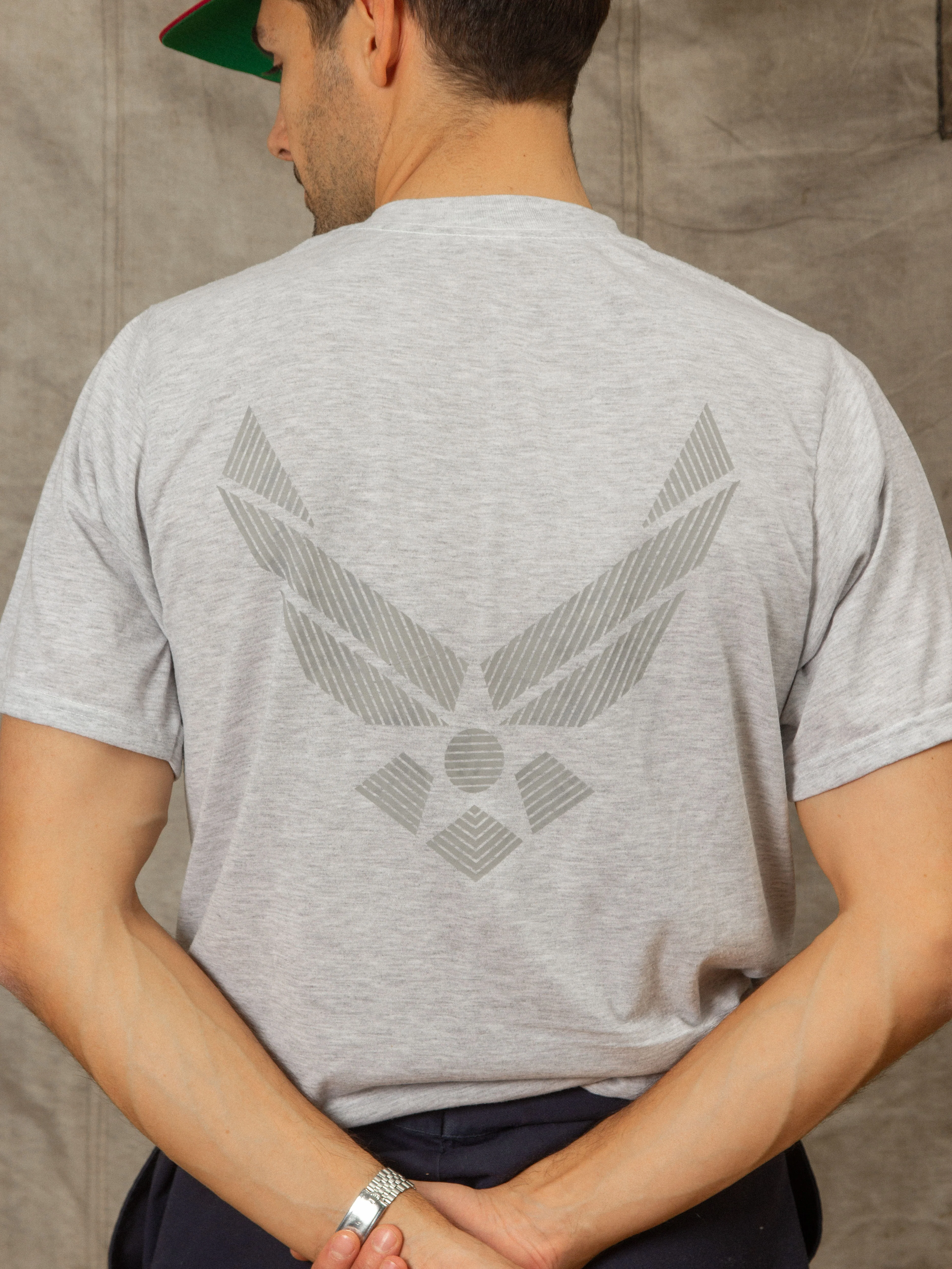 Vtg USAF Reflective Tee - Image 3