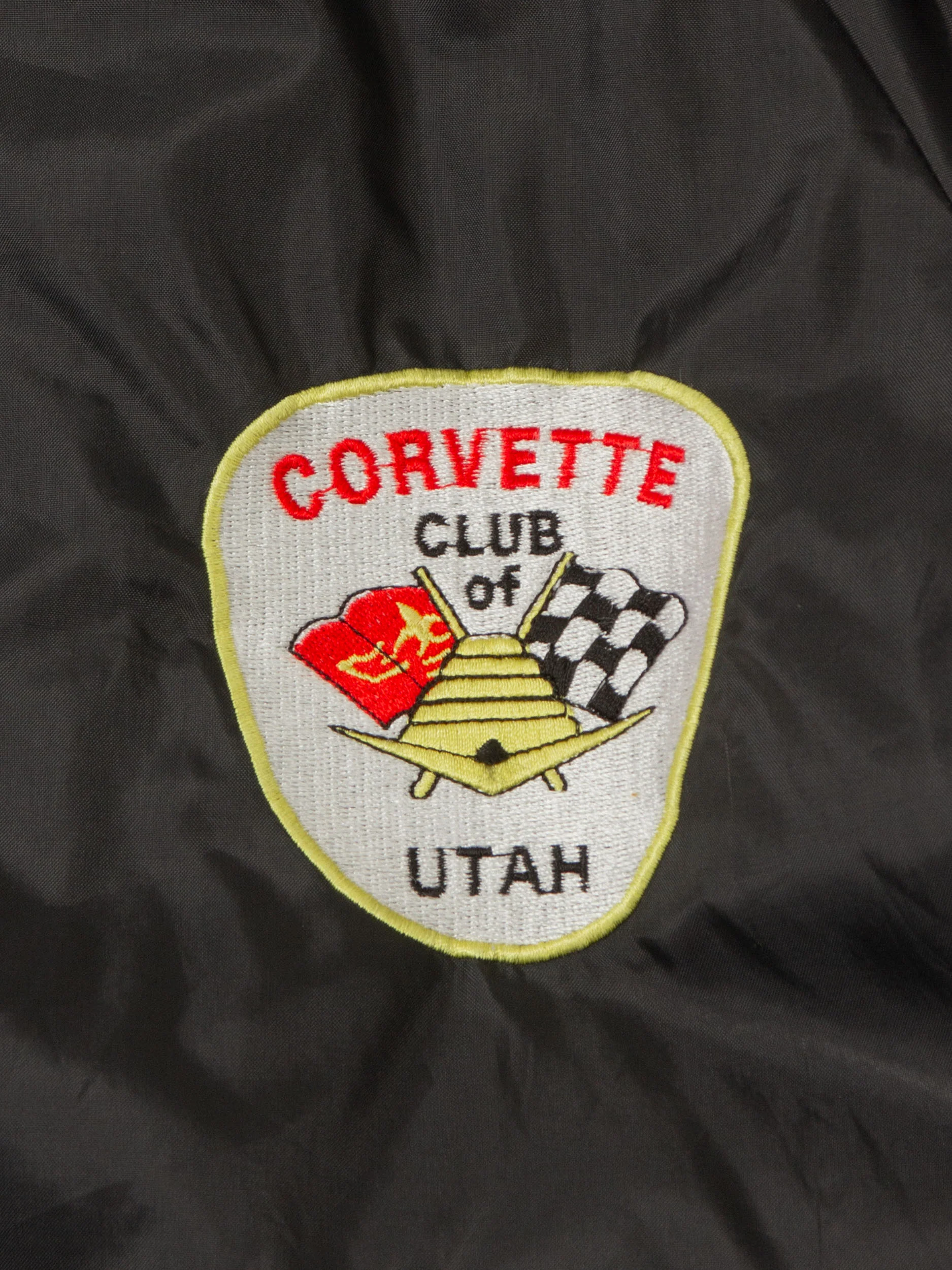 Vtg Utah Corvette Club Sports Jacket - Made in USA (S) - Image 4