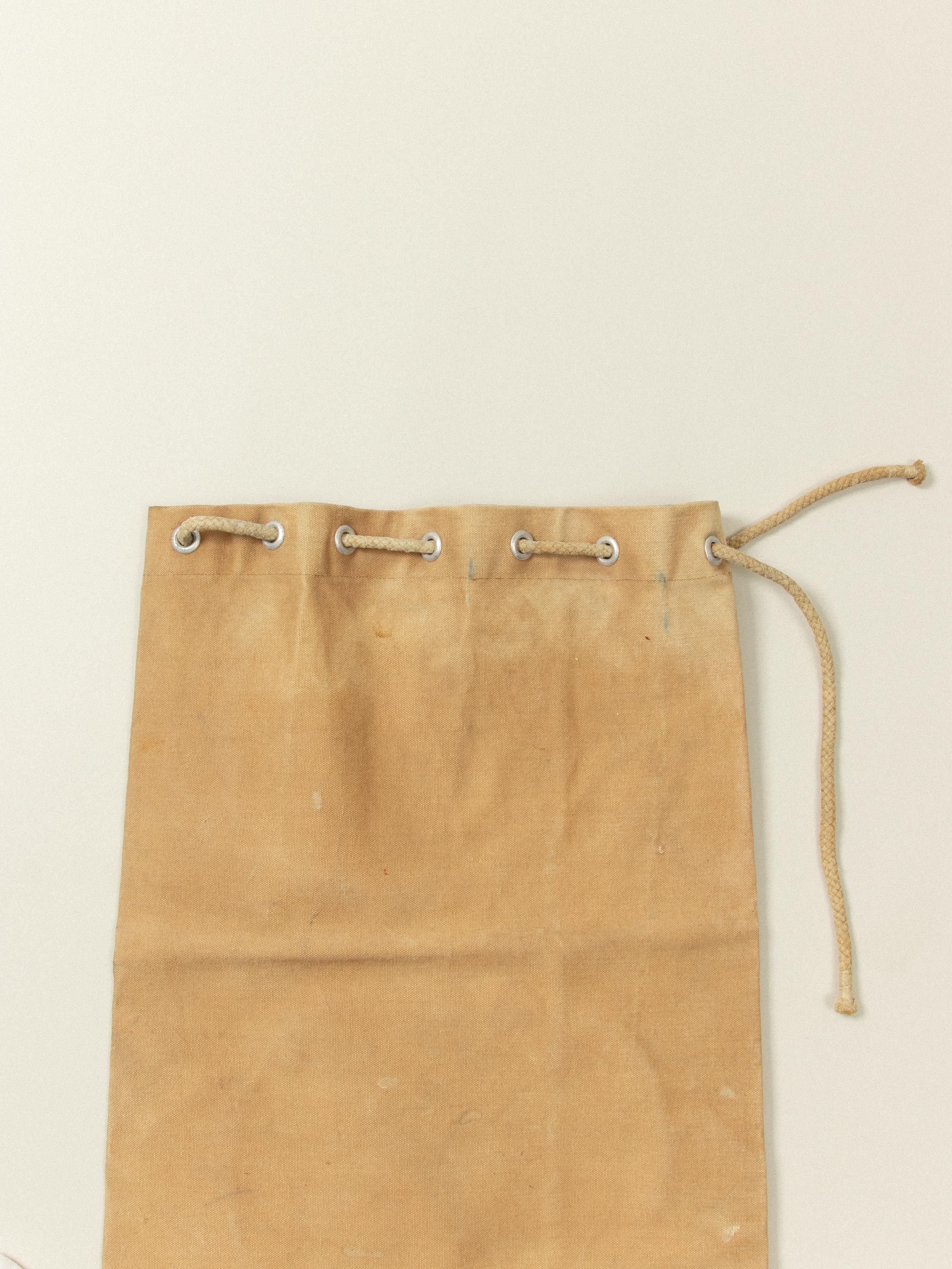 Vtg WWII British RAF Duffle Bag - Image 3