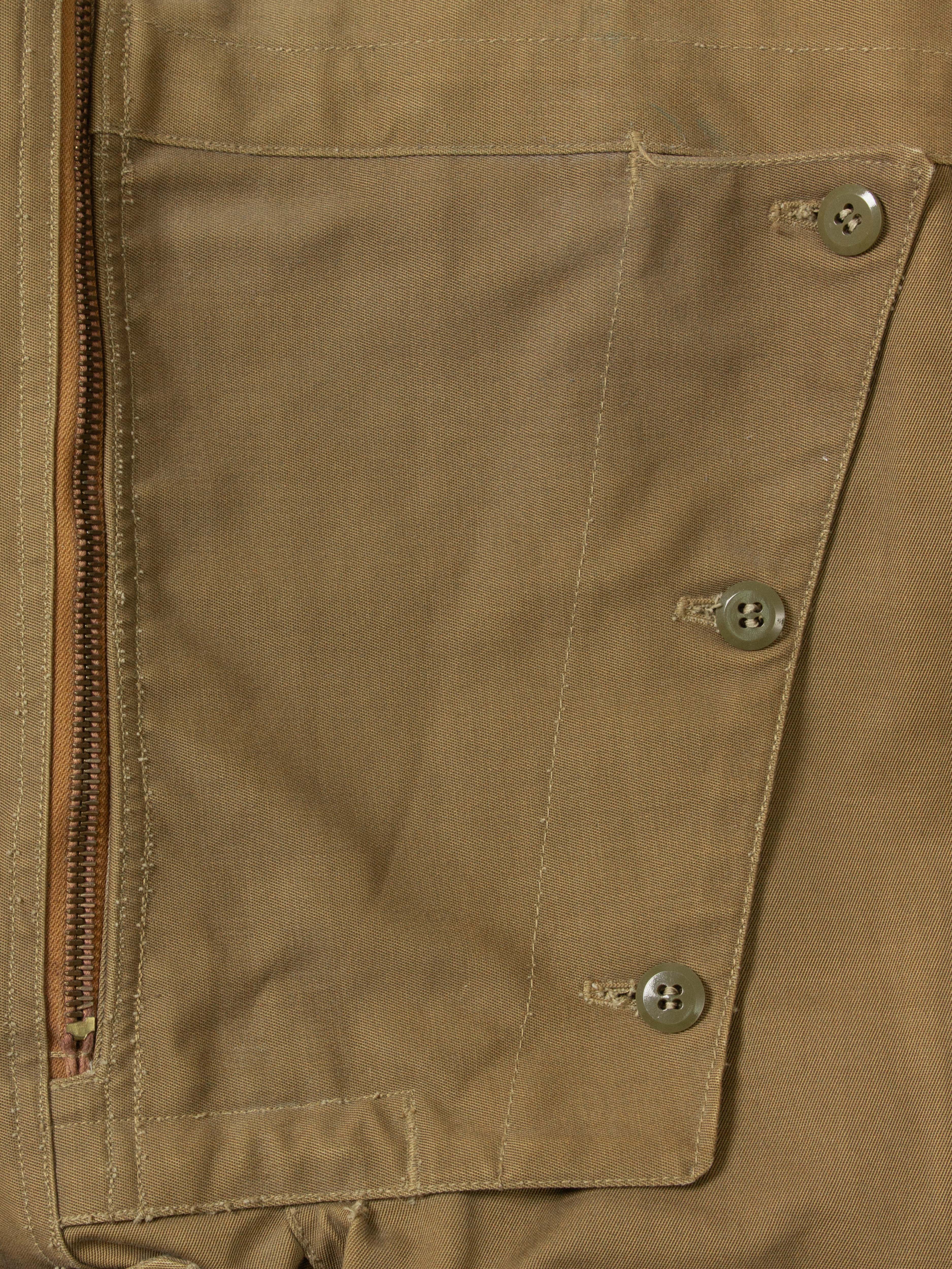 Vtg 1940s WW2 British RAF "Sidcot" Flight Suit (M) - Image 5