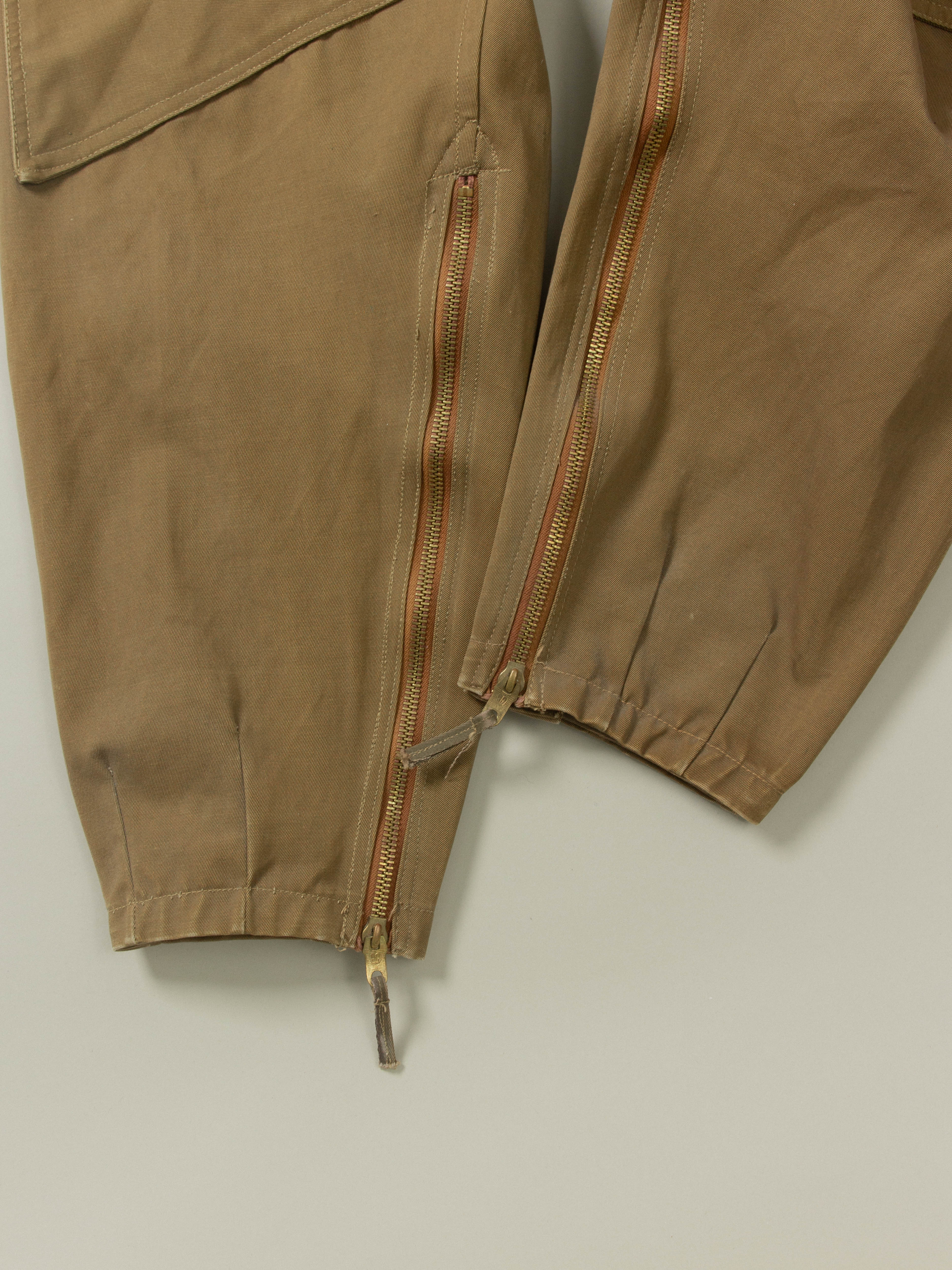 Vtg 1940s WW2 British RAF "Sidcot" Flight Suit (M) - Image 6