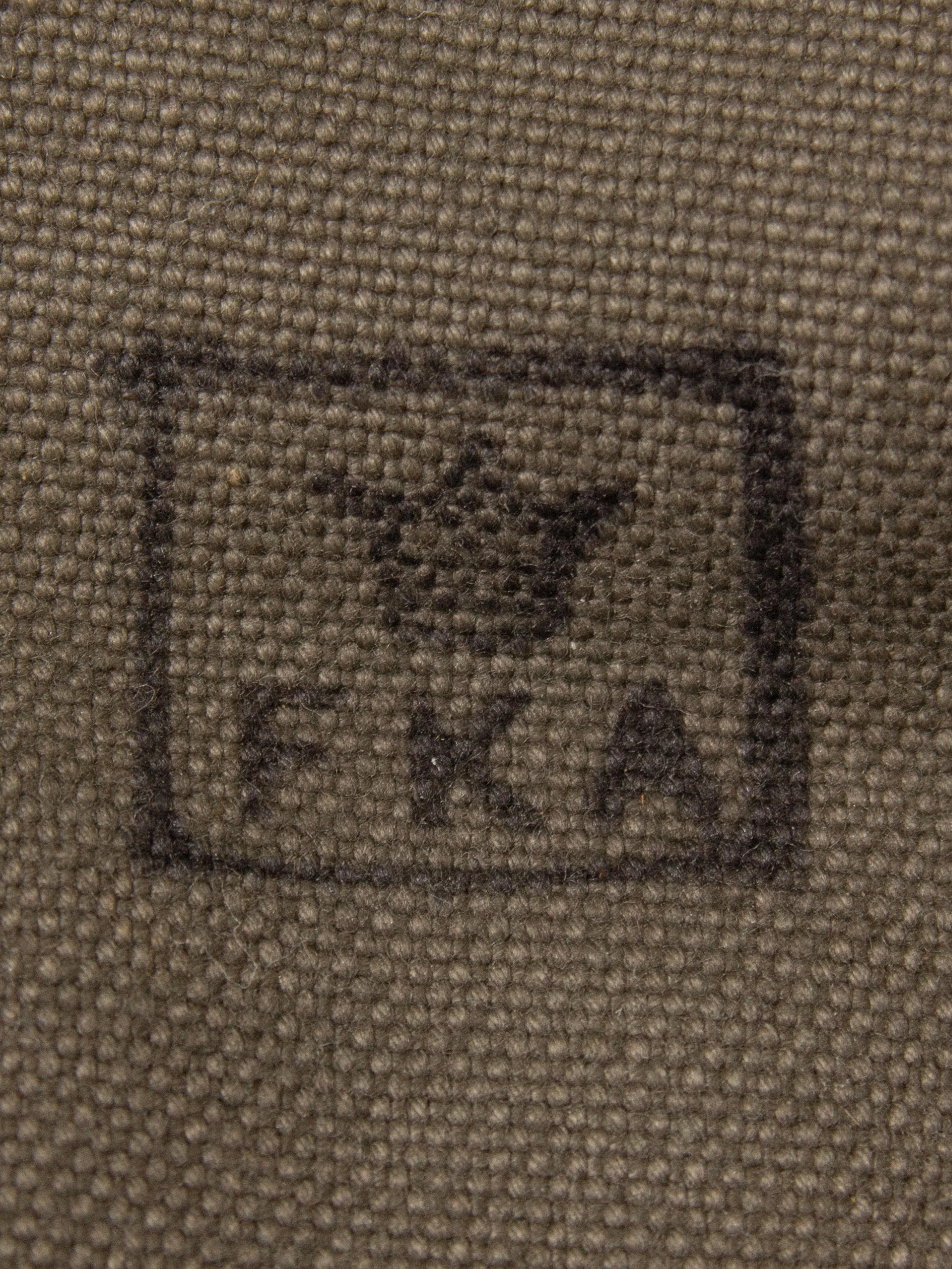 Vtg WW2 Swedish Army Gas Mask Bag - Image 5
